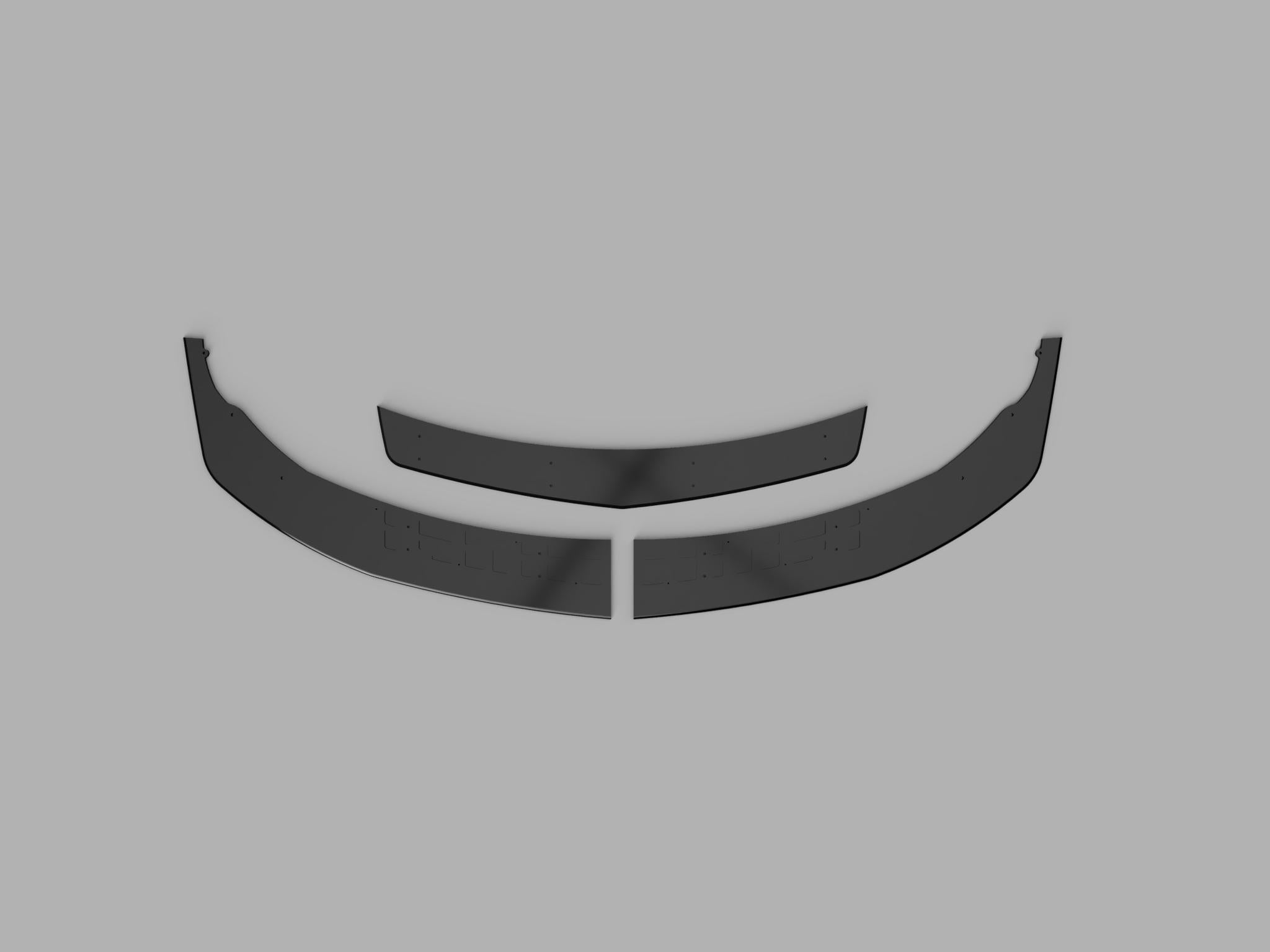 Front Splitter (3 pcs) - Acura MDX 2022-2024