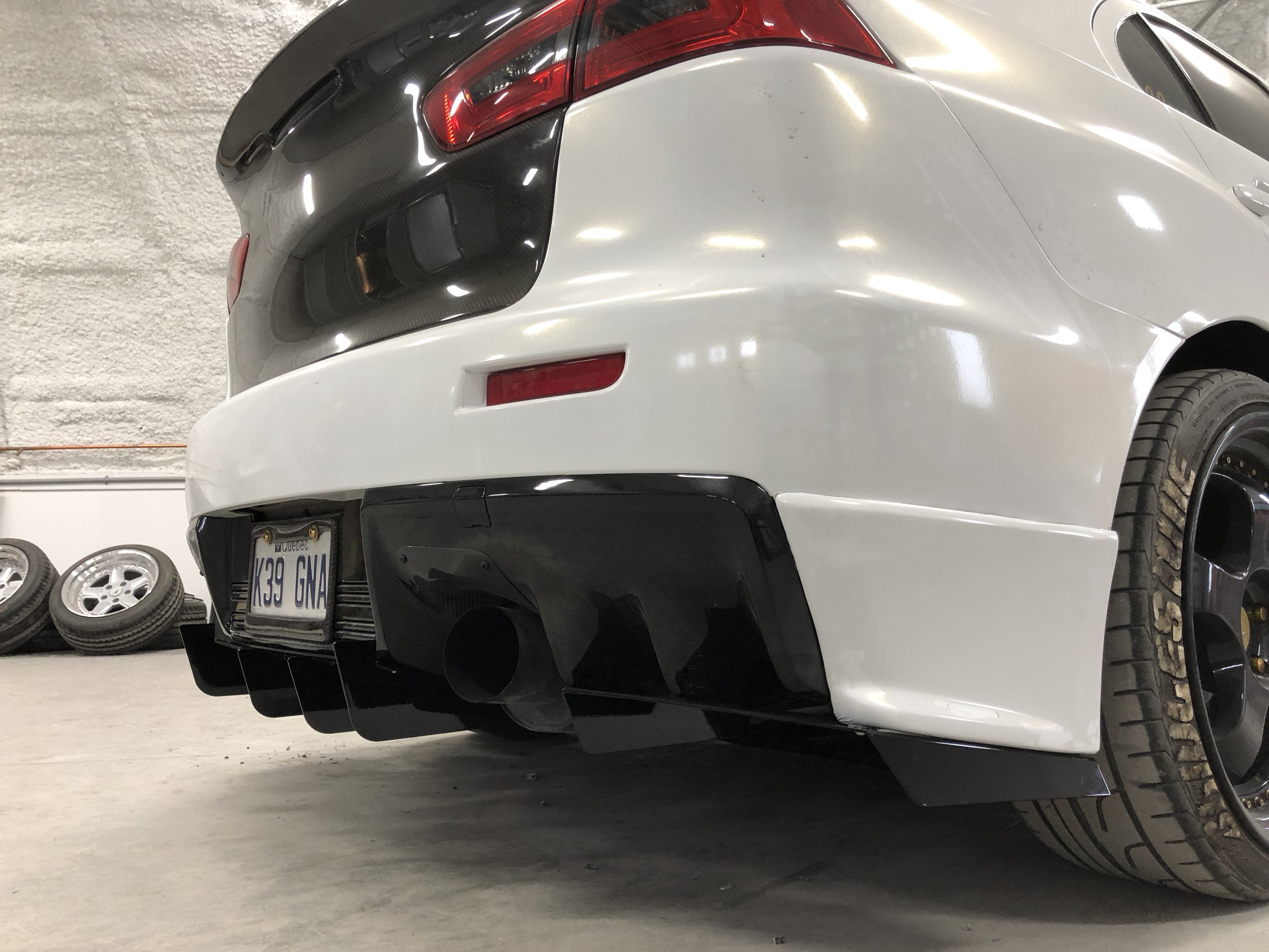 Aluminum Rear Diffuser - Sides Only (Universal) - Artwork Bodyshop