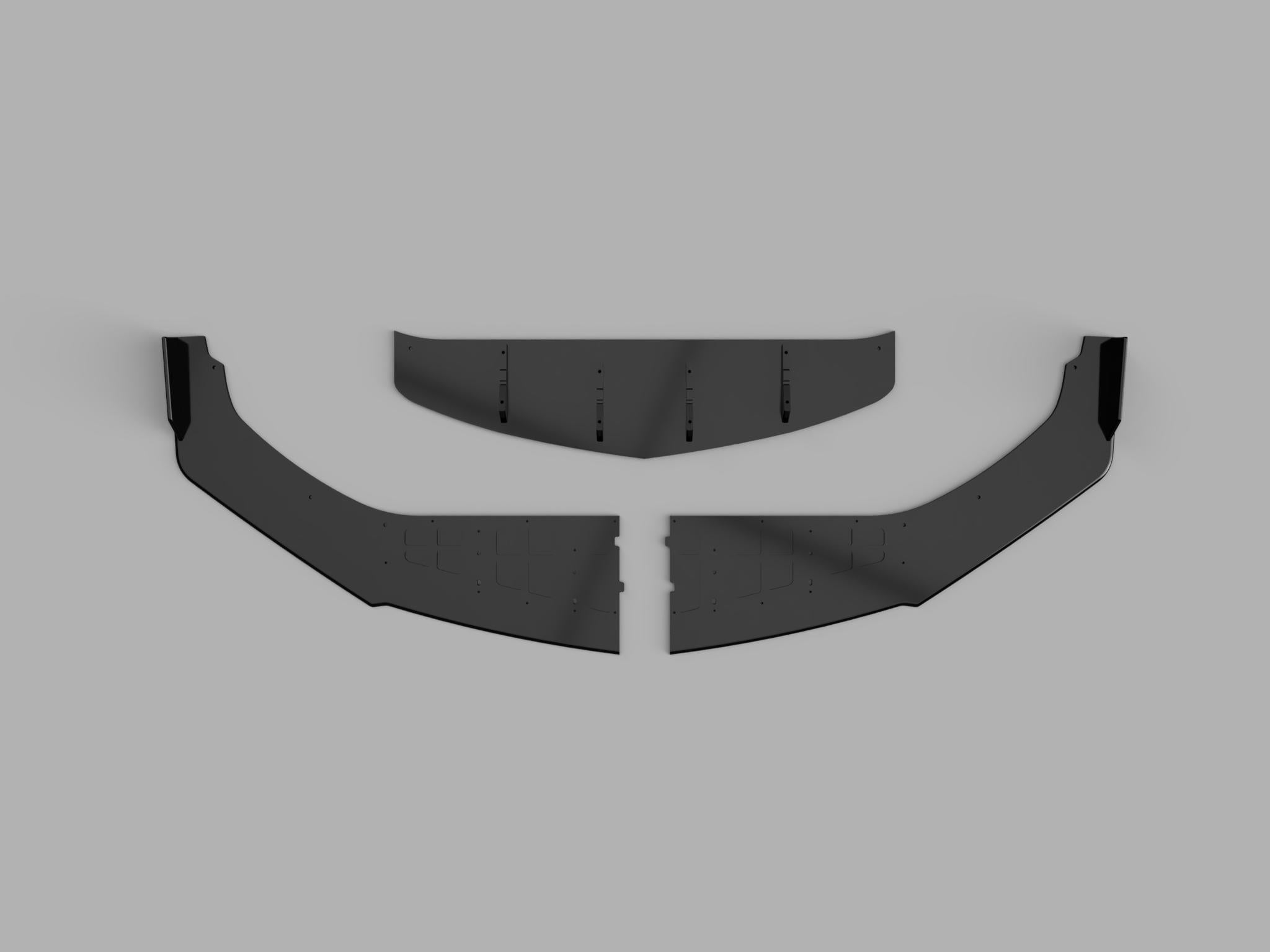 Front Splitter (3 Pcs) - Acura Integra 2023+ - Artwork Bodyshop Inc.