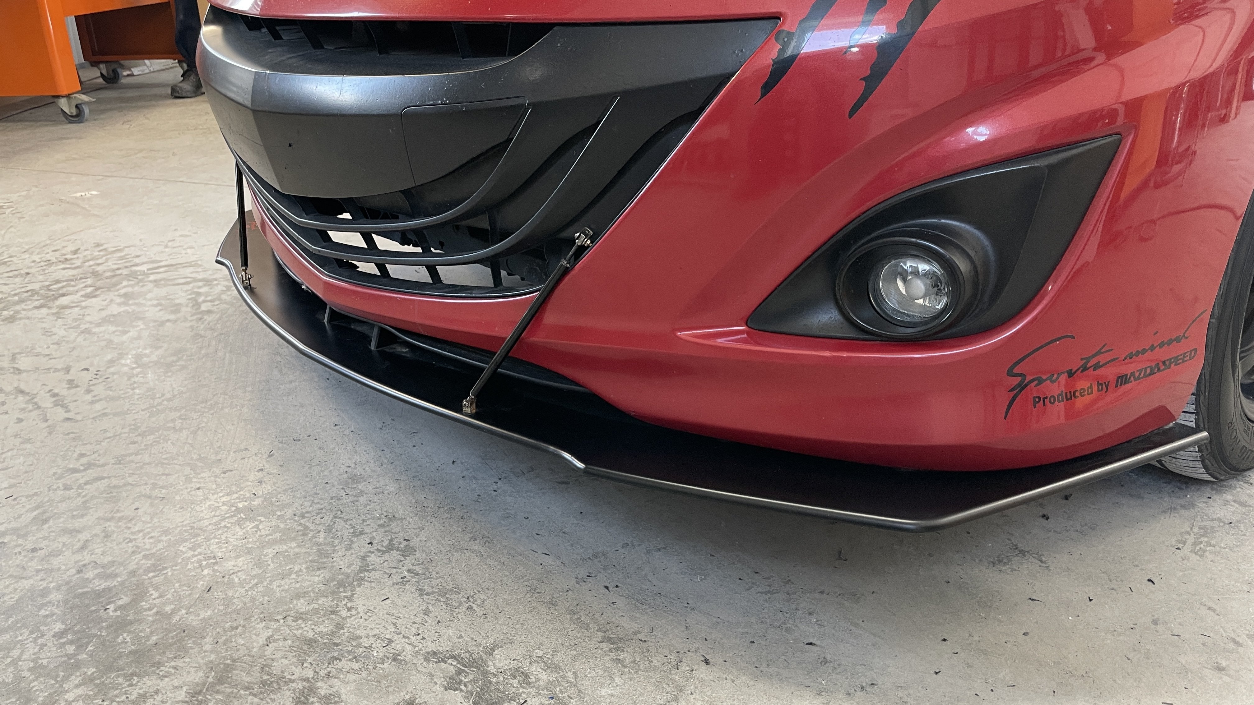 Front Splitter - Mazda 3 Speed 10-13 - Artwork Bodyshop