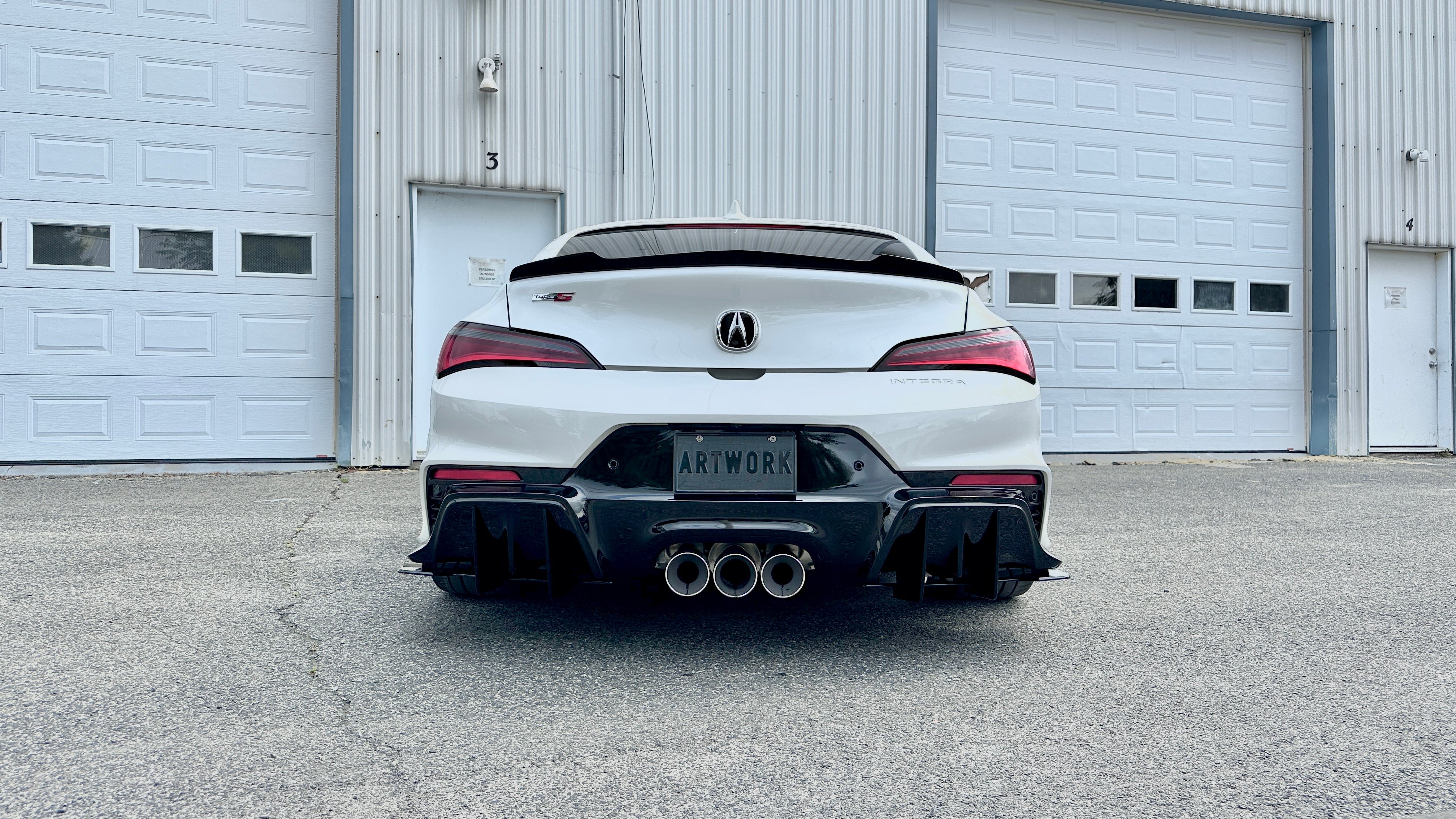 Rear Diffuser - Acura Integra Type S 2024 - Artwork Bodyshop Inc.