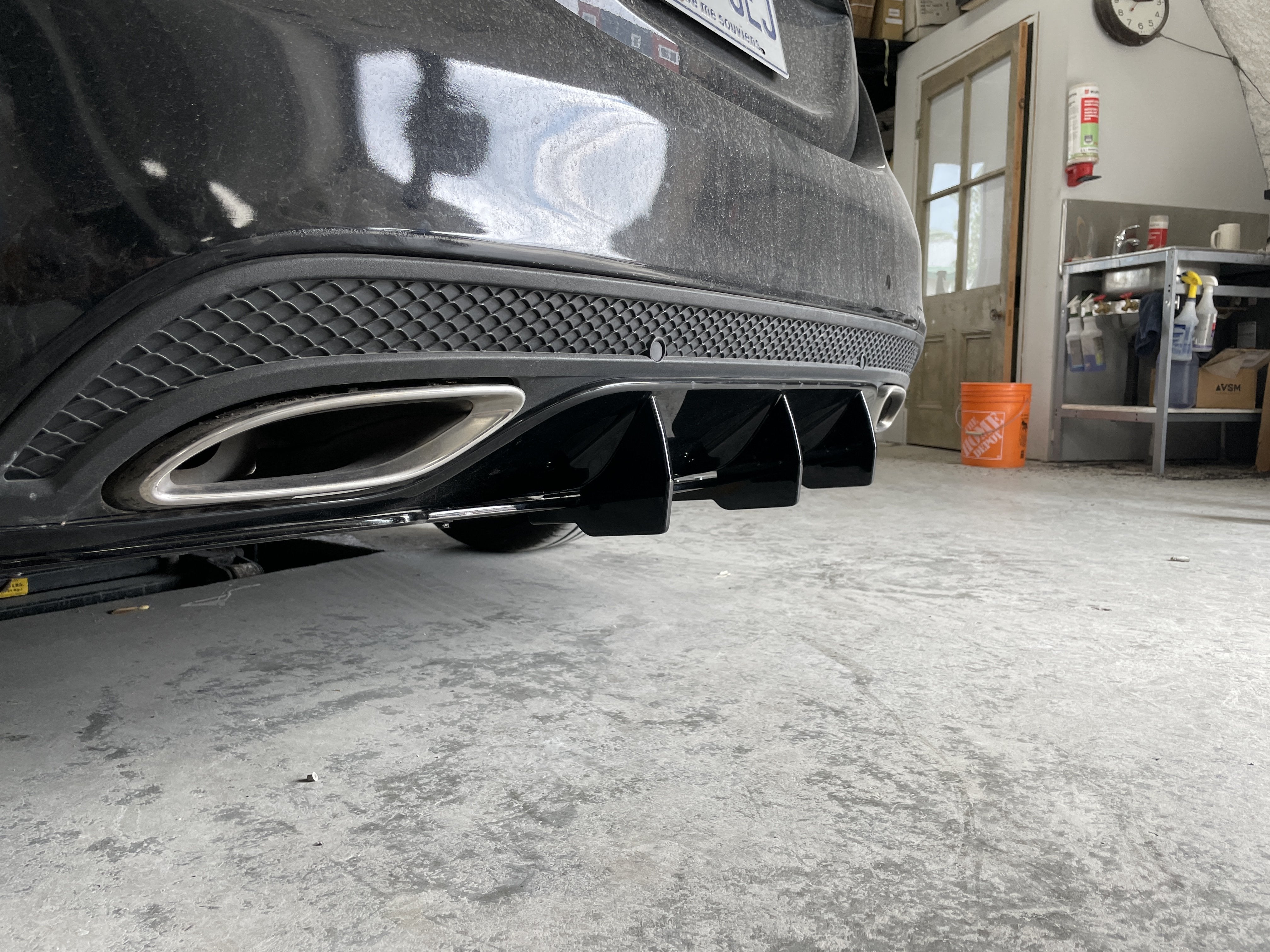 Rear Diffuser - Mercedes C300 15-18 - Artwork Bodyshop