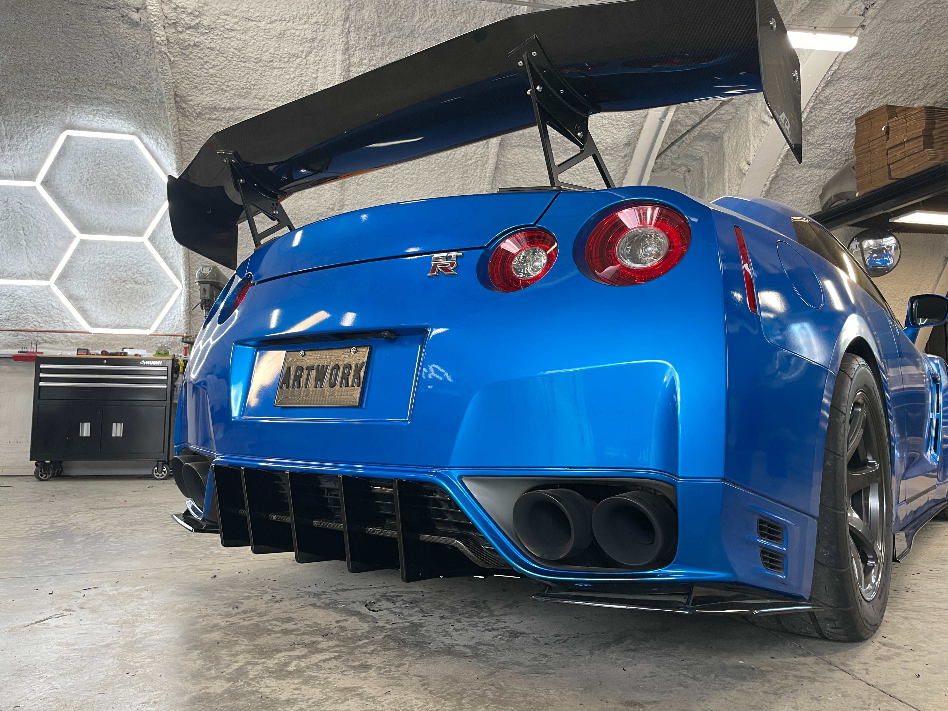 Rear Diffuser - Nissan GT-R R35 08-16 - Artwork Bodyshop Inc.