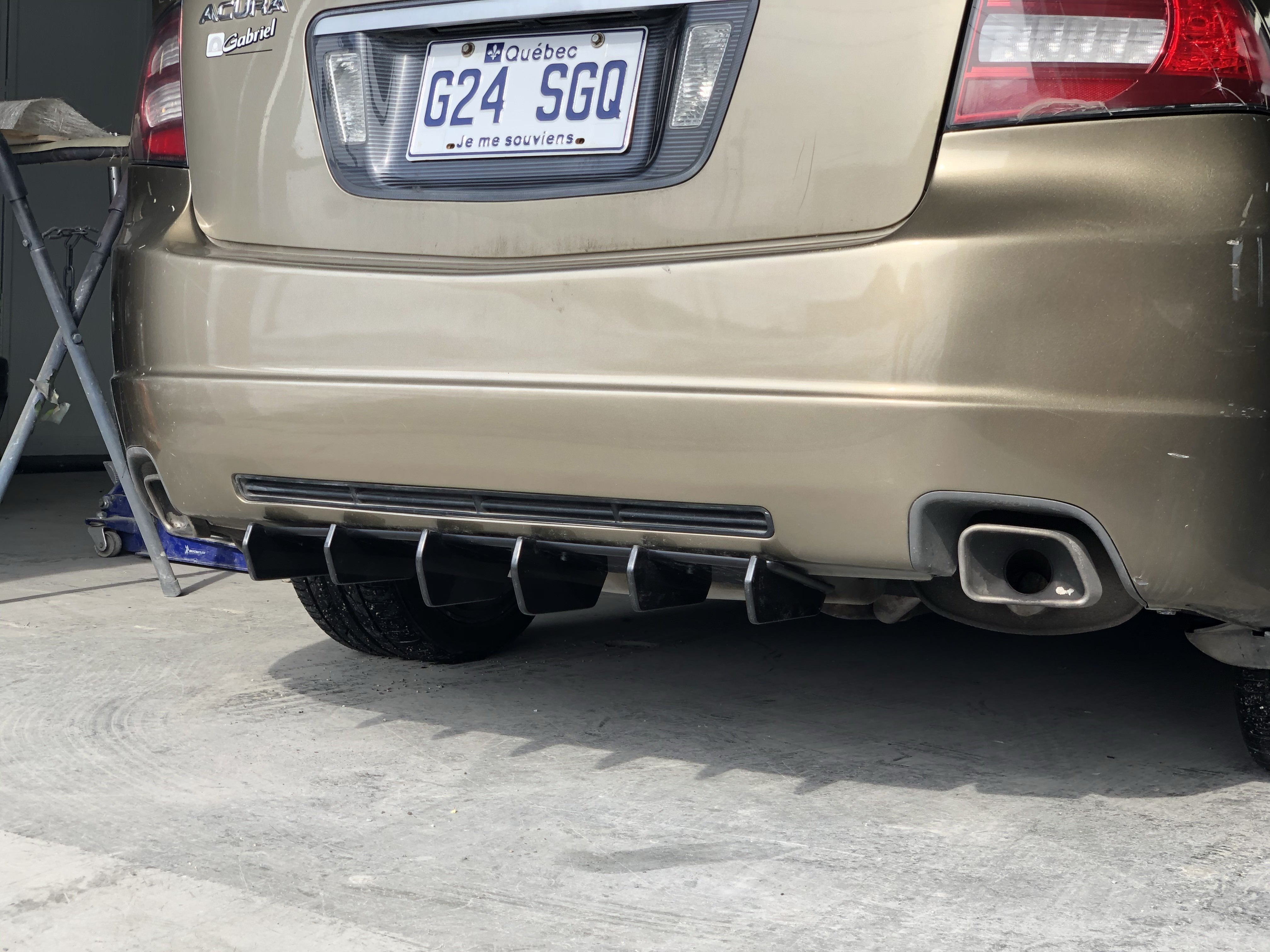 Rear Diffuser OEM style - 28'' (Universal) - Artwork Bodyshop