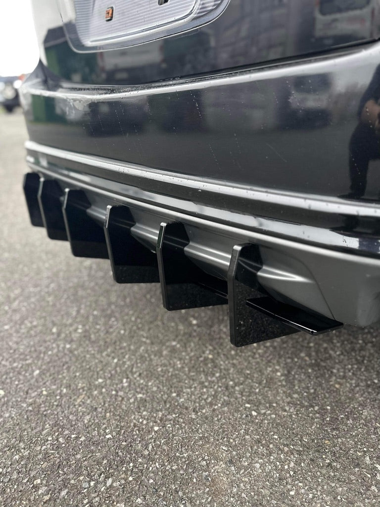 Rear Diffuser V2 (Aggressive) - Acura TL 2004-2008 - Artwork Bodyshop Inc.