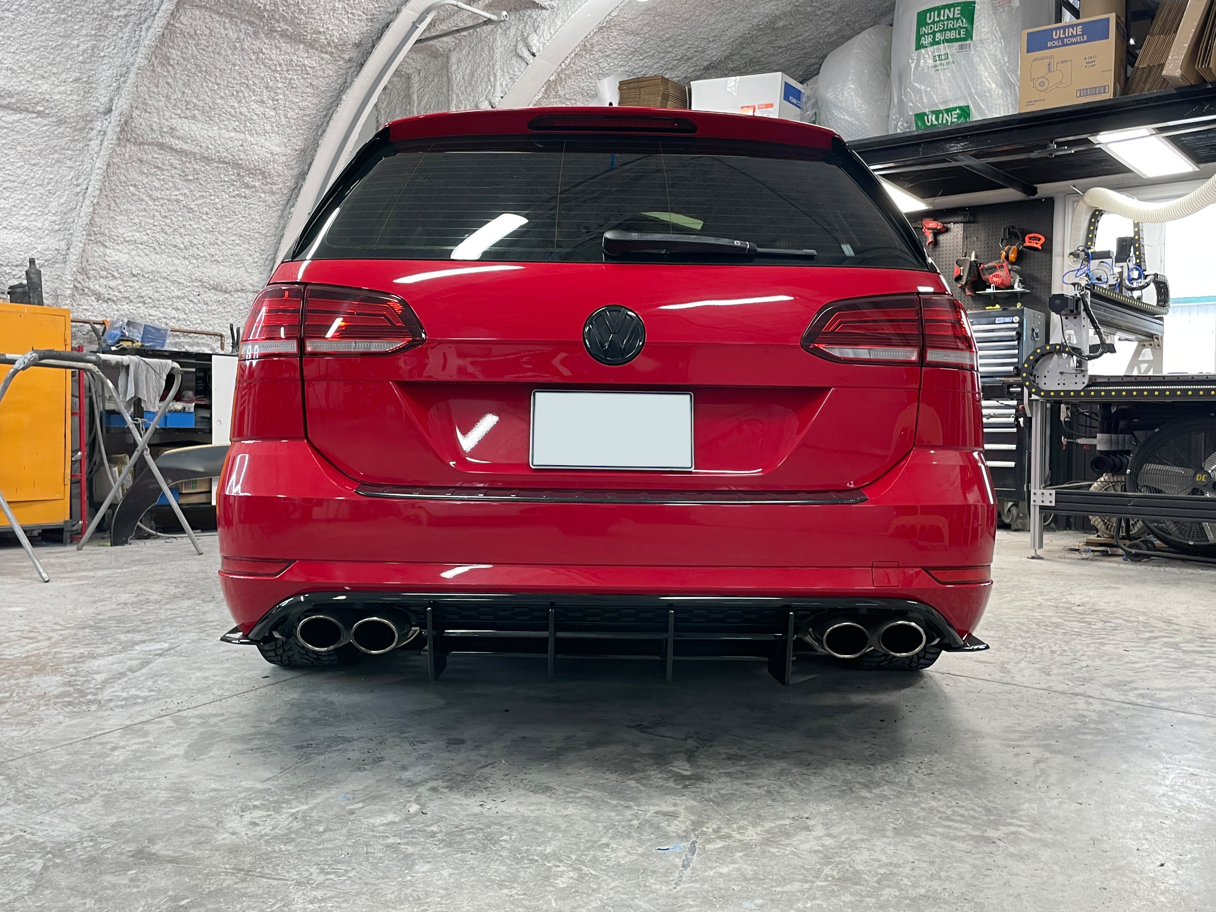 Rear Diffuser - Volkswagen Golf R Wagon MK7.5 - Artwork Bodyshop Inc.