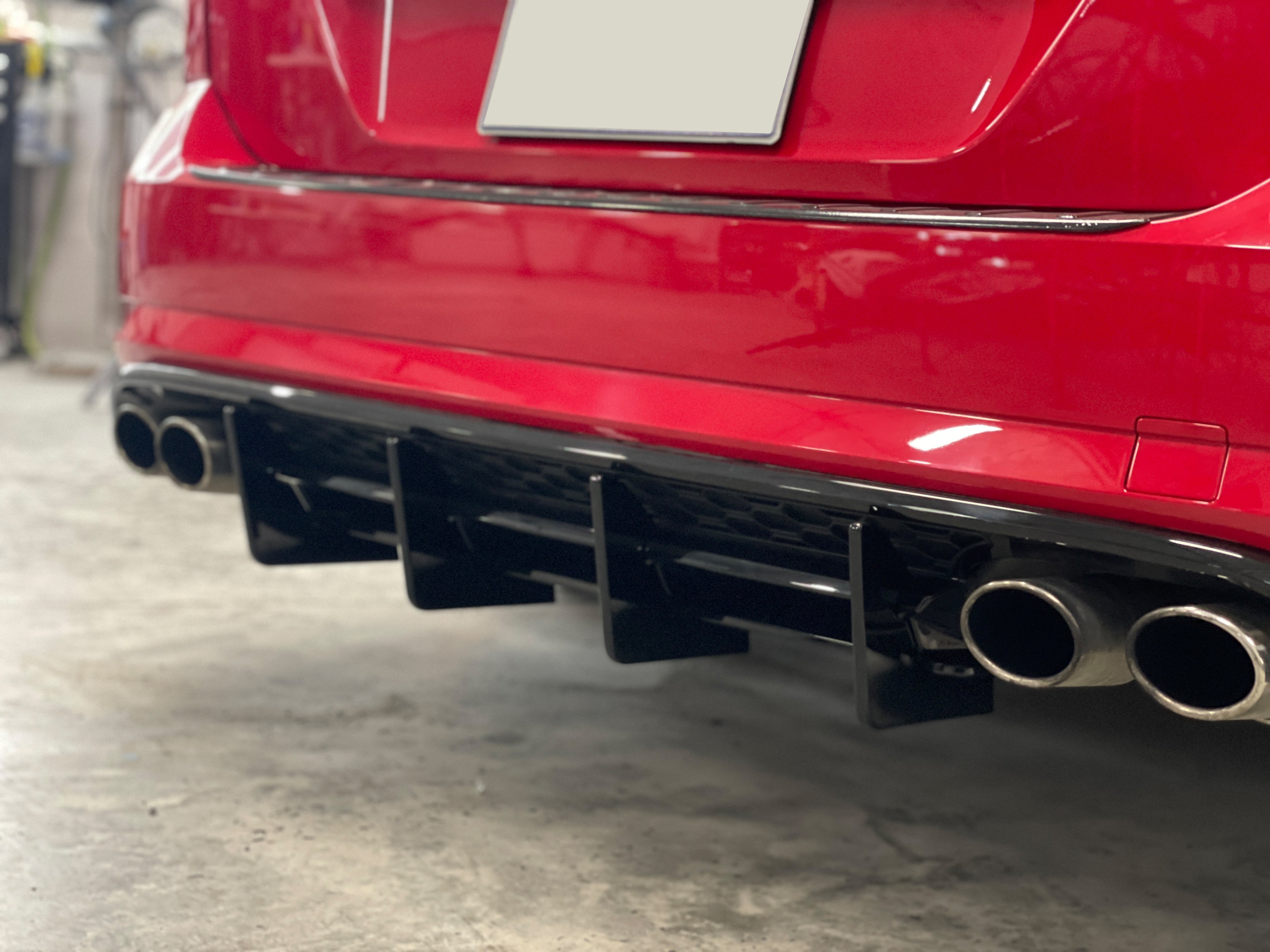 Rear Diffuser - Volkswagen Golf R Wagon MK7.5 - Artwork Bodyshop Inc.