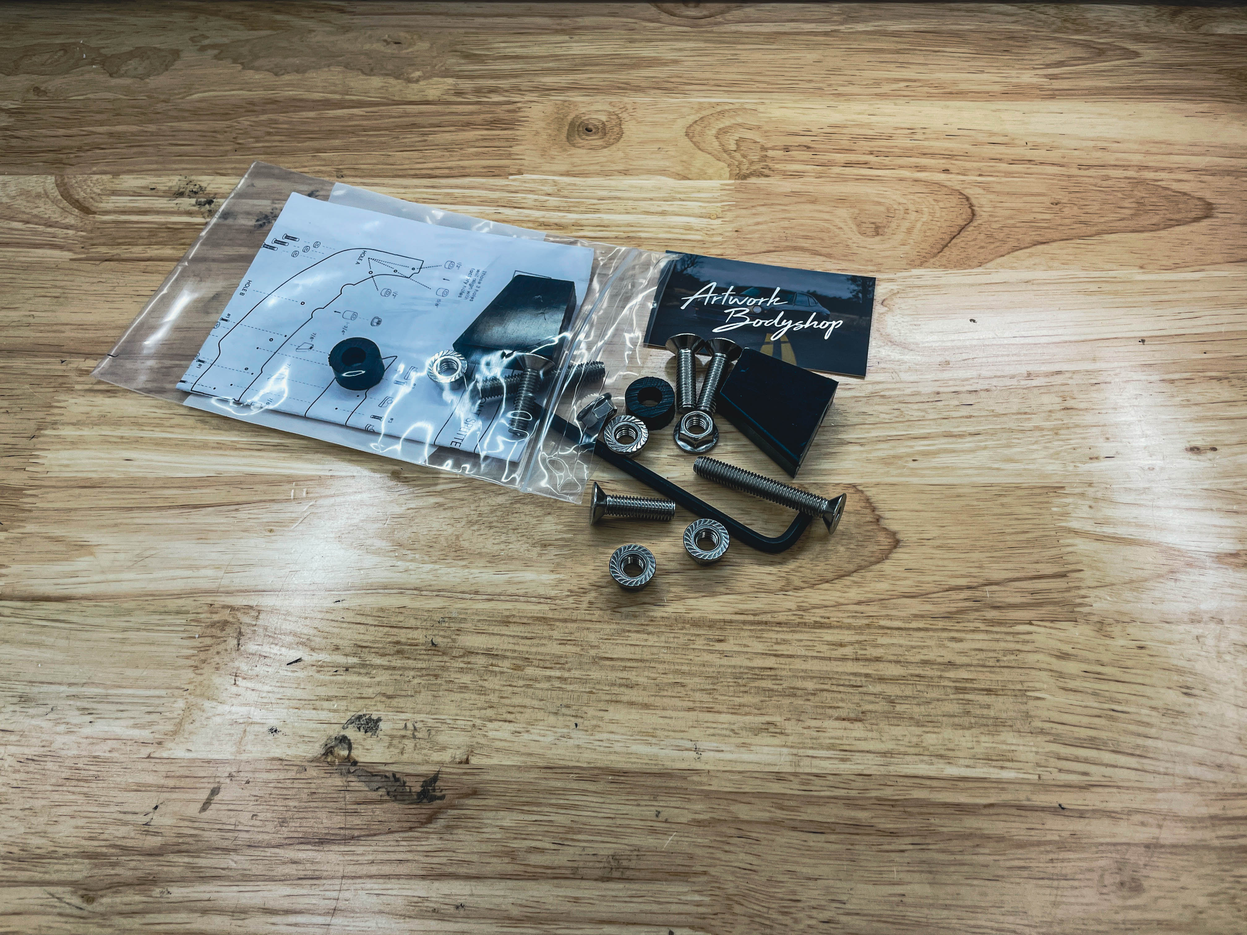 Replacement Hardware Kit - Artwork Bodyshop Inc.