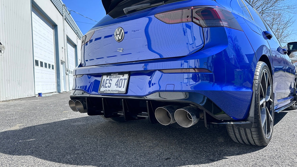 Mk8 Golf R Rear Rear Diffuser - Volkswagen Golf R MK8