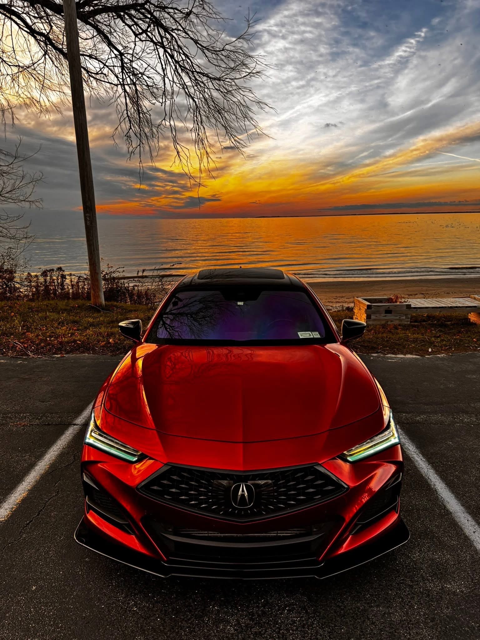 Front Splitter (3 Pcs) - Acura TLX A-SPEC/BASE 2021-2025