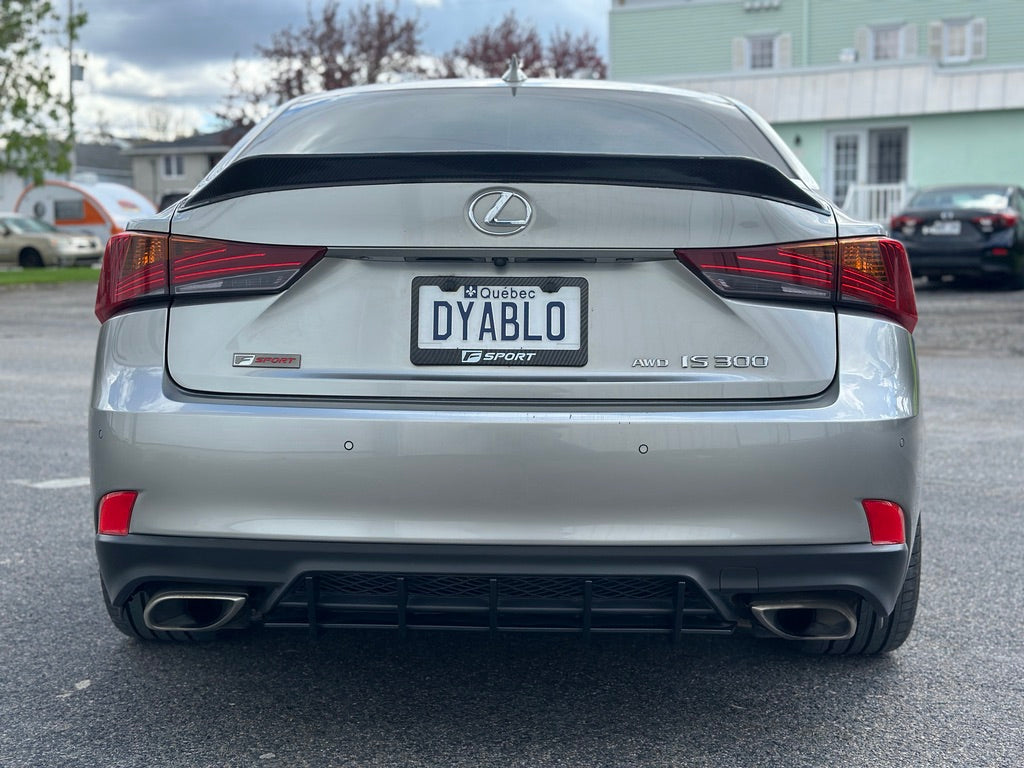 Rear diffuser - Lexus IS 300/350 2017-2020
