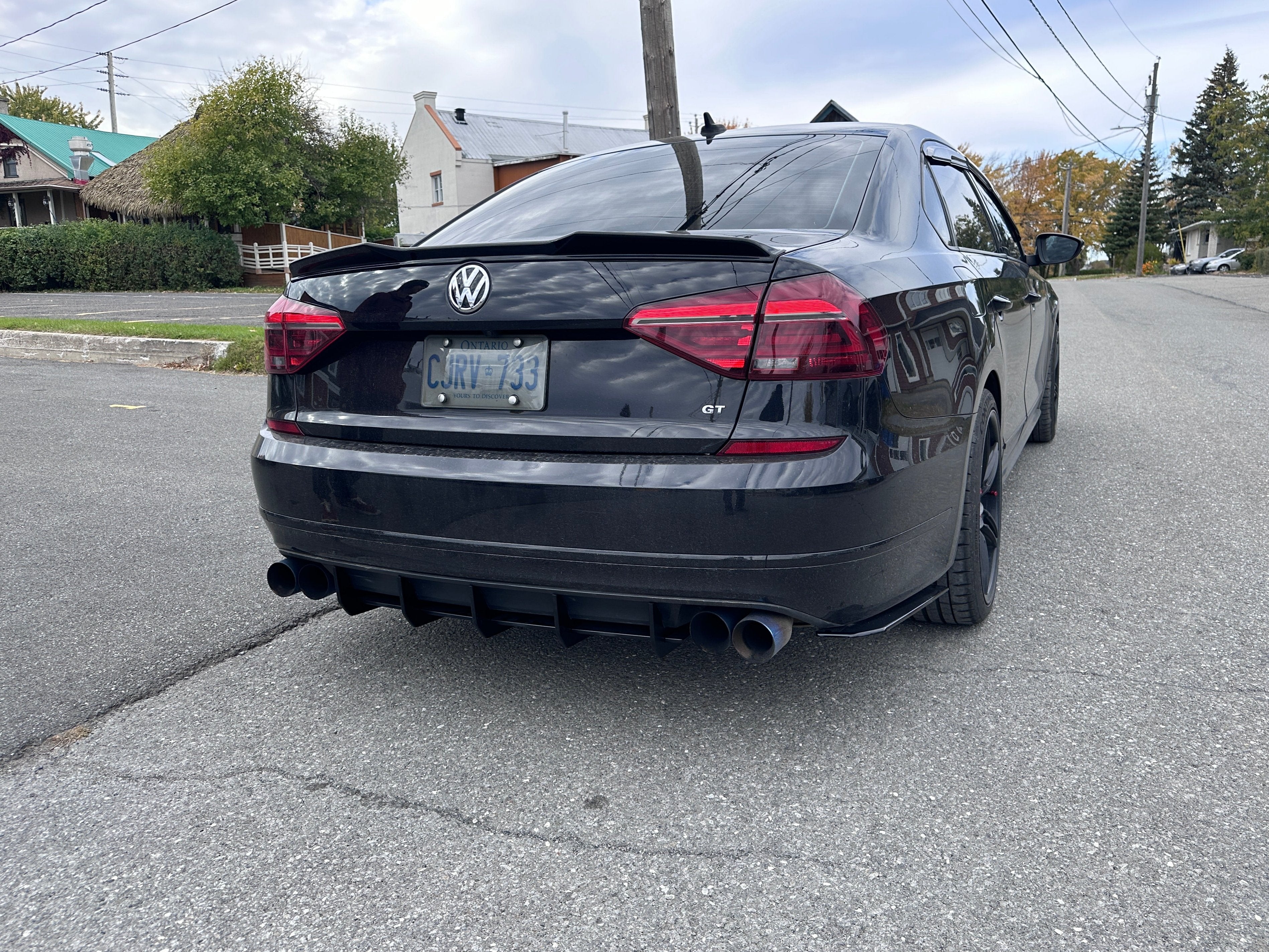 Rear Diffuser - Volkswagen Passat GT 18-19