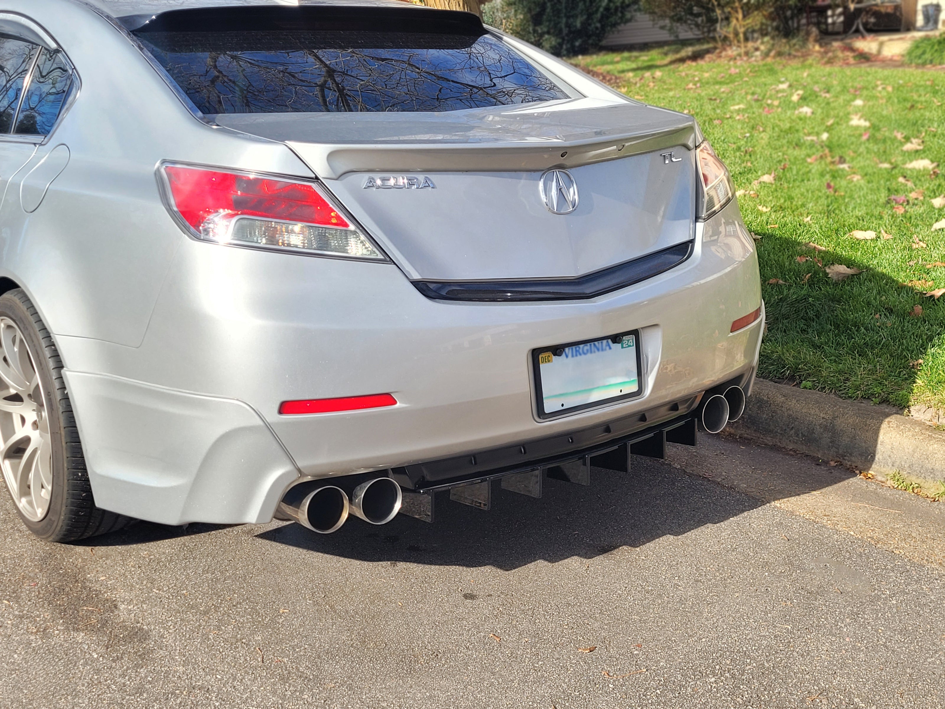 Rear Diffuser - Acura TL 2009-2014 (4th Gen)