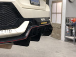 Aluminum Rear Diffuser 4 Pcs - Honda Civic Type-R 17-20 - Artwork Bodyshop