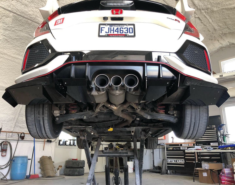 Aluminum Rear Diffuser - 4 Pcs (Universal) – Artwork Bodyshop Inc.