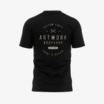 Artwork Vintage Logo Shirt - Black - Artwork Bodyshop