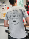 Artwork Vintage Logo Shirt - Grey - Artwork Bodyshop