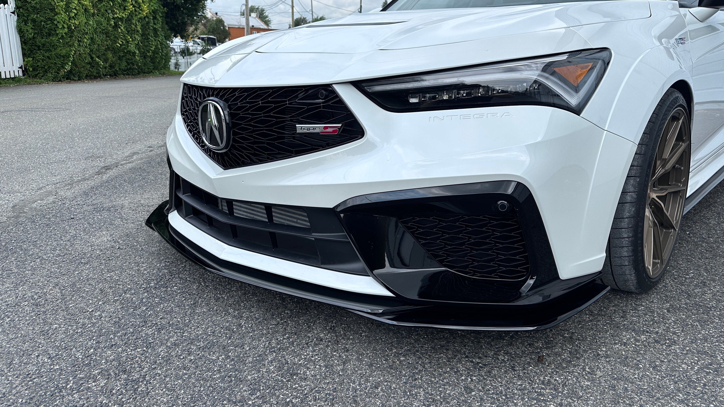 Integra Splitter Front Splitter (3 Pcs) - Acura Integra Type S 2024 – Artwork Bodyshop Inc.