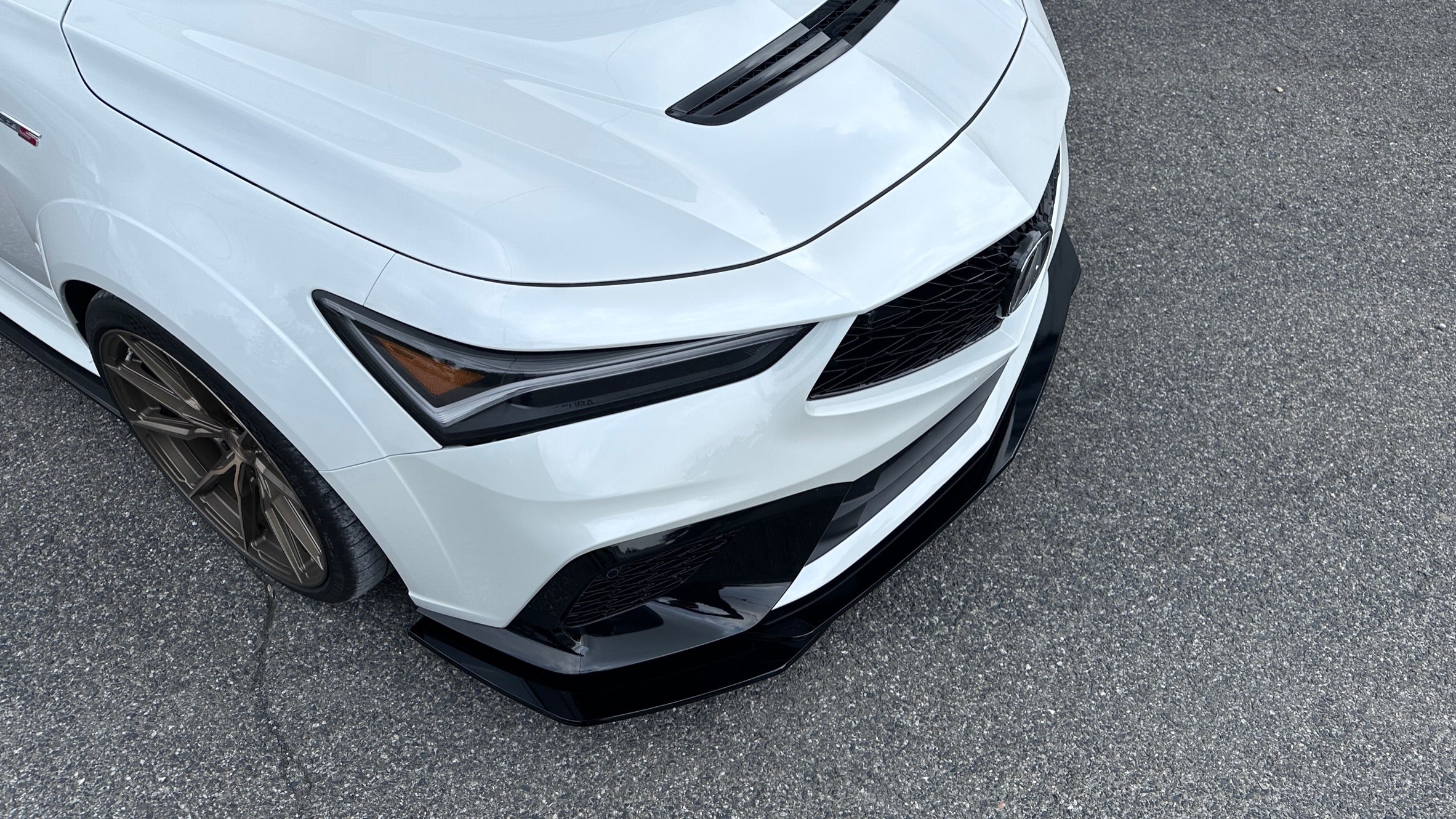 Integra Splitter Front Splitter (3 Pcs) - Acura Integra Type S 2024 – Artwork Bodyshop Inc.