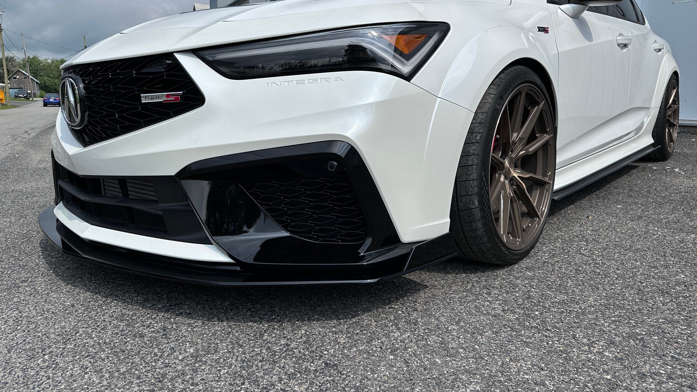 Integra Splitter Front Splitter - Acura Integra Type S 2024 – Artwork Bodyshop Inc.