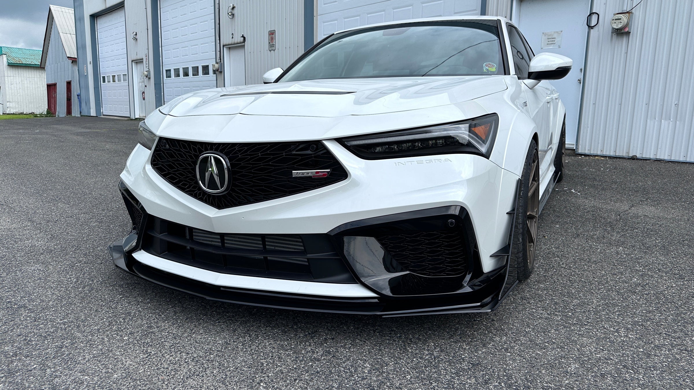 Integra Splitter Front Splitter - Acura Integra Type S 2024 – Artwork Bodyshop Inc.