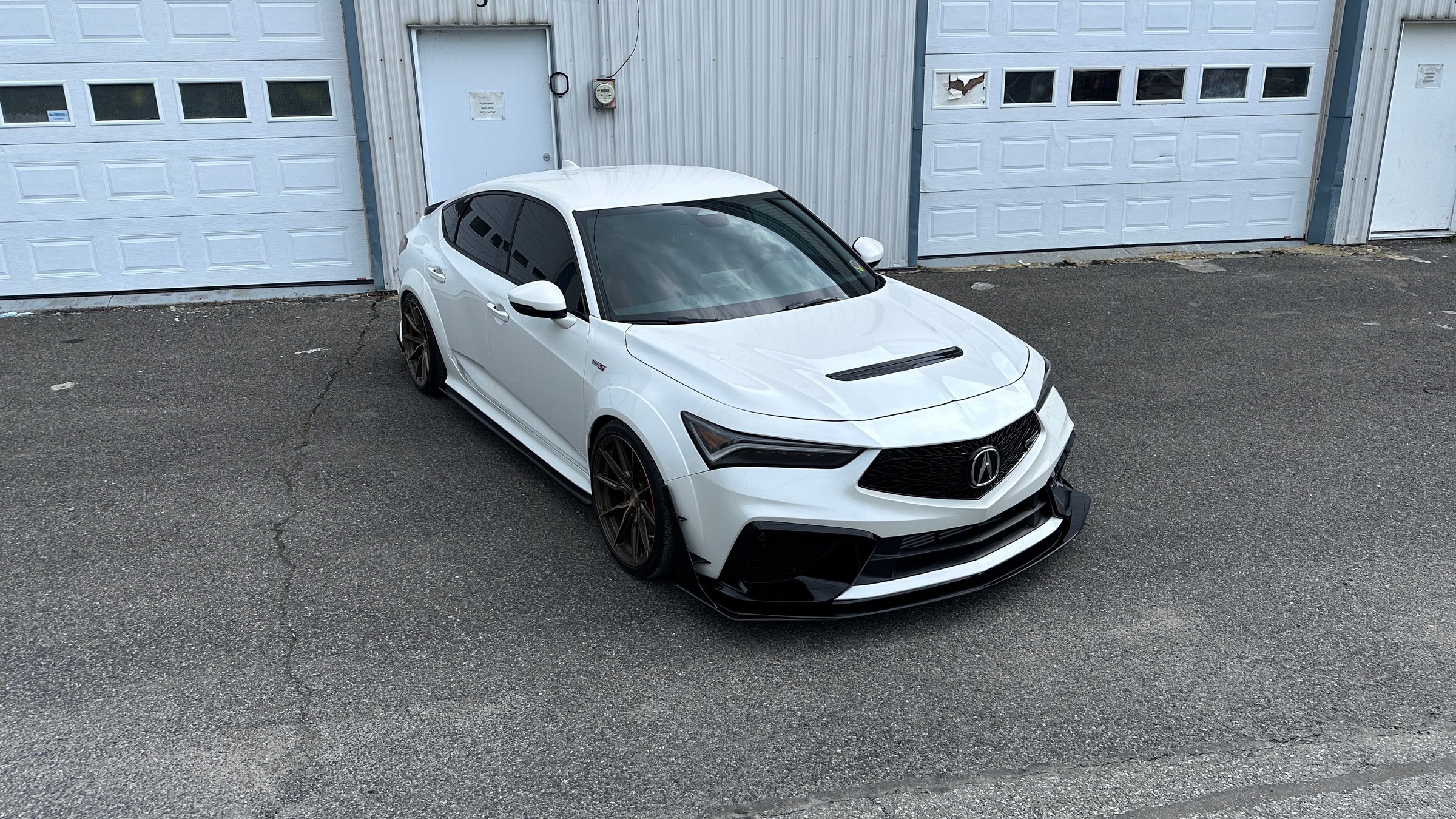 Integra Splitter Front Splitter - Acura Integra Type S 2024 – Artwork Bodyshop Inc.