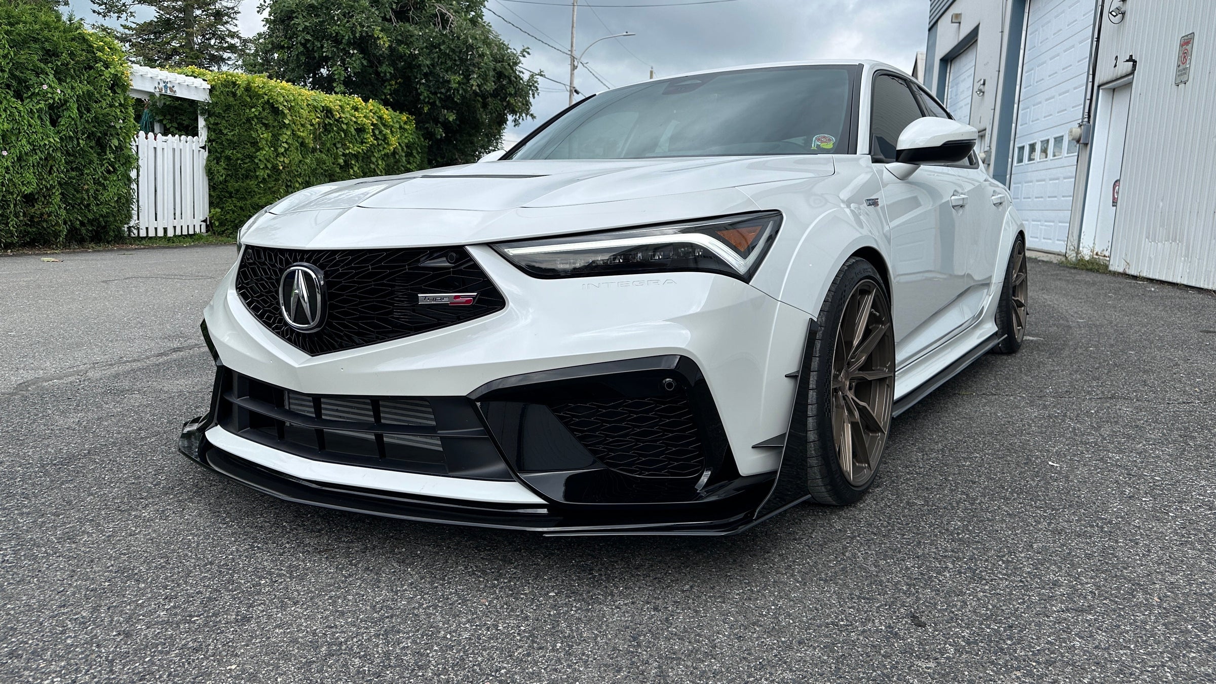 Integra Splitter Front Splitter - Acura Integra Type S 2024 – Artwork Bodyshop Inc.