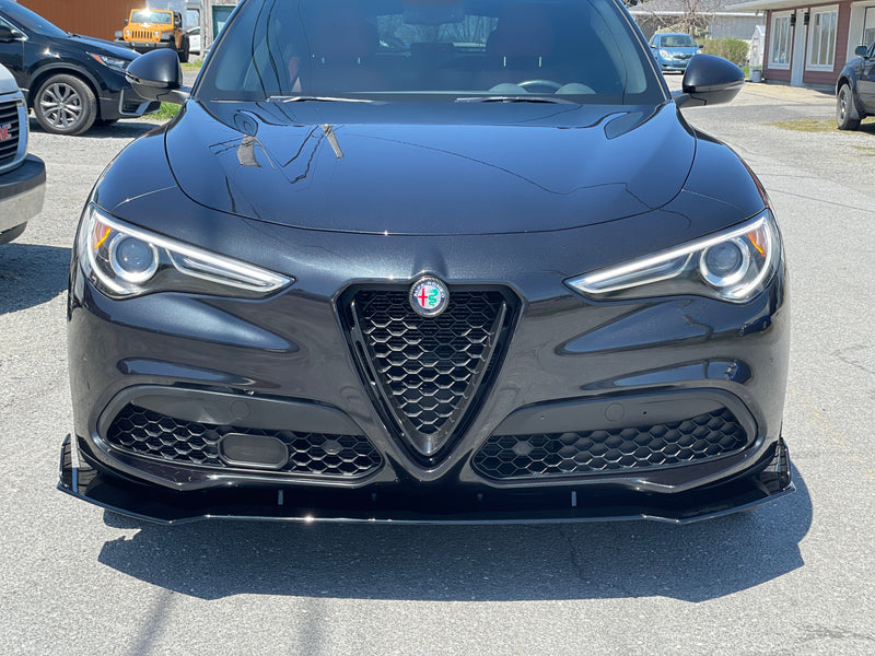 Front Splitter - Alfa Romeo Stelvio 2018-2022 - Artwork Bodyshop Inc.