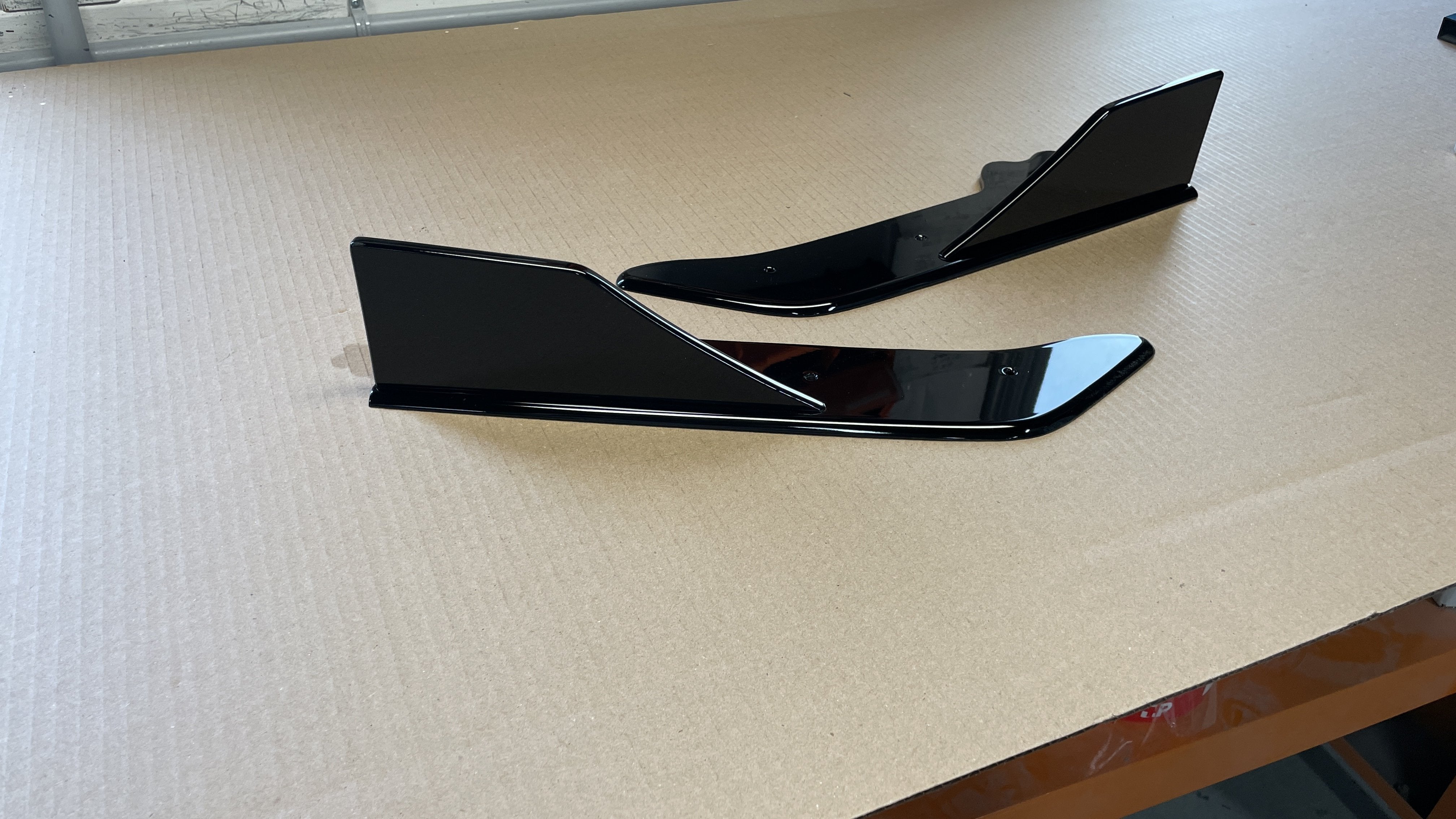 Matte Black 3-Piece Front Bumper Lip Spoiler For Acura TLX 2015-2017 – Universal Fit