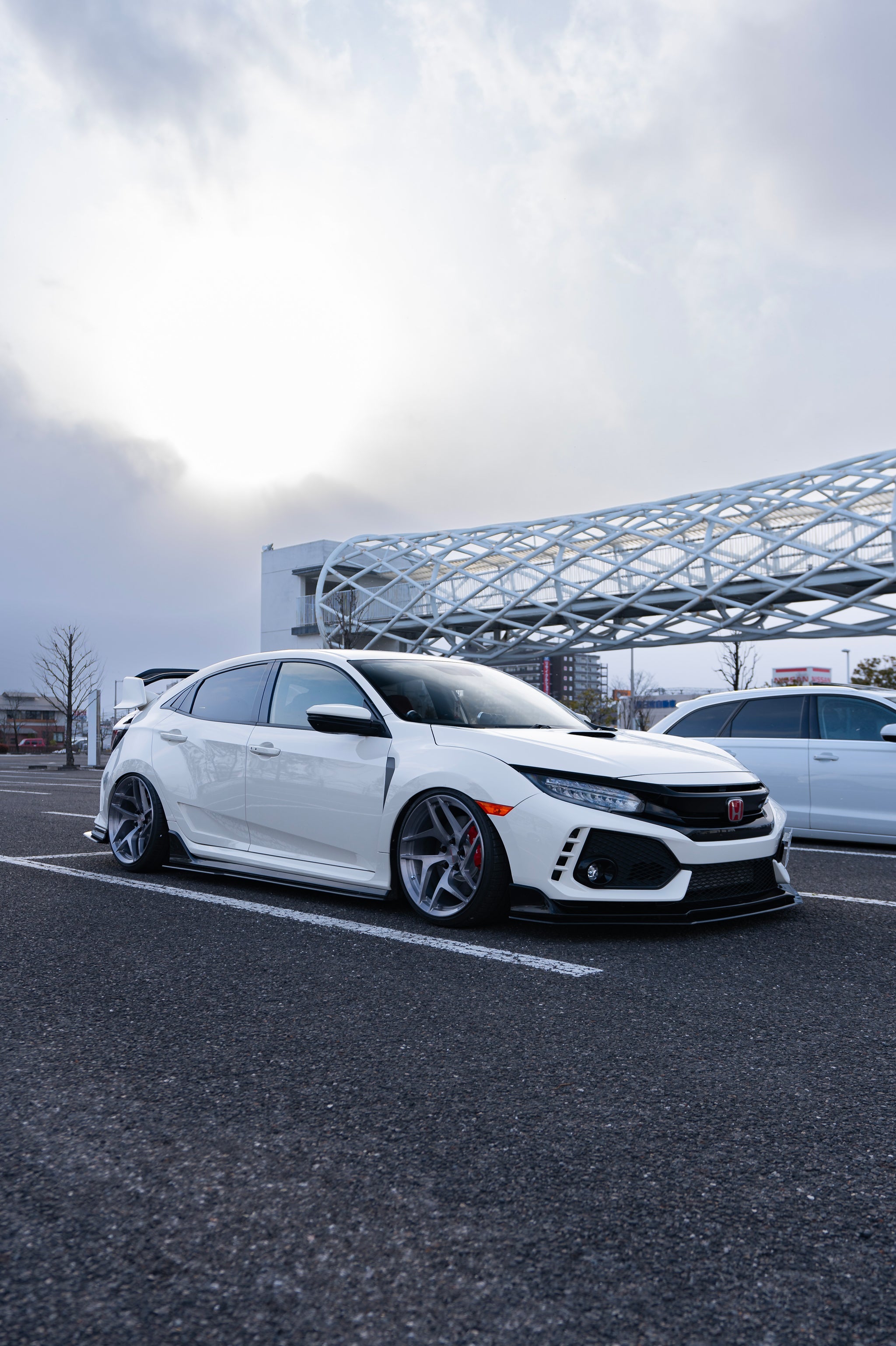 Type r cheap front splitter