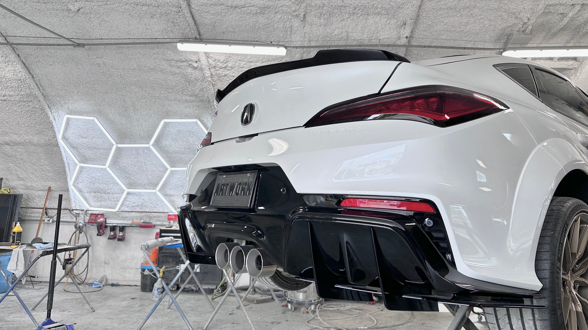 Rear Diffuser Acura Integra Type S 2025 Artwork Inc.