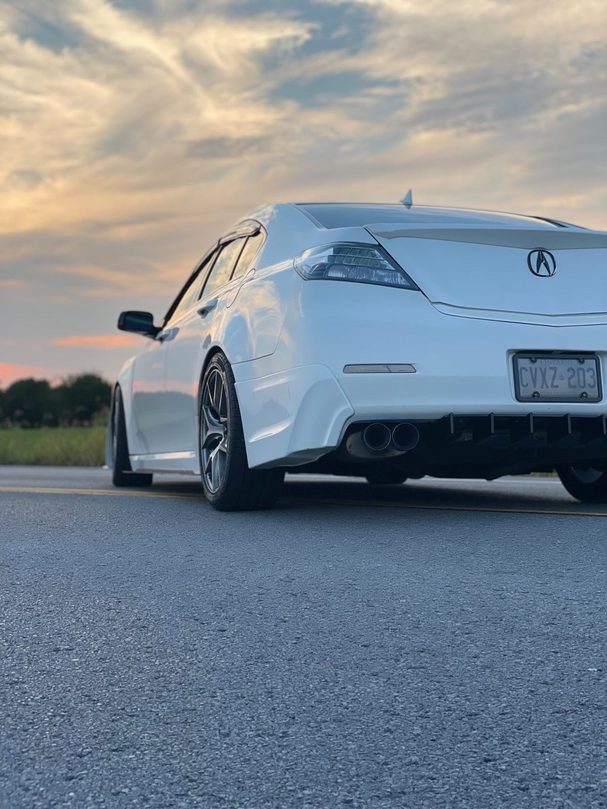 Rear Diffuser - Acura TL 2012-2014