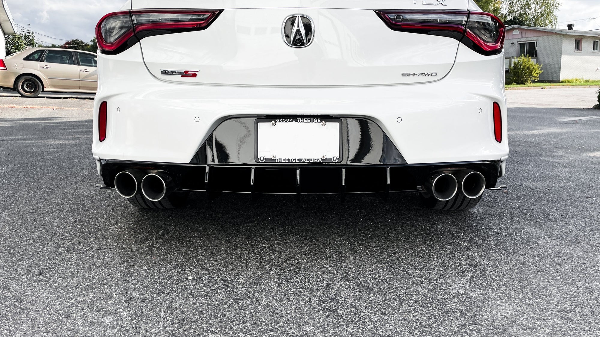 Rear Diffuser - Acura TLX TYPE S 2021-2026