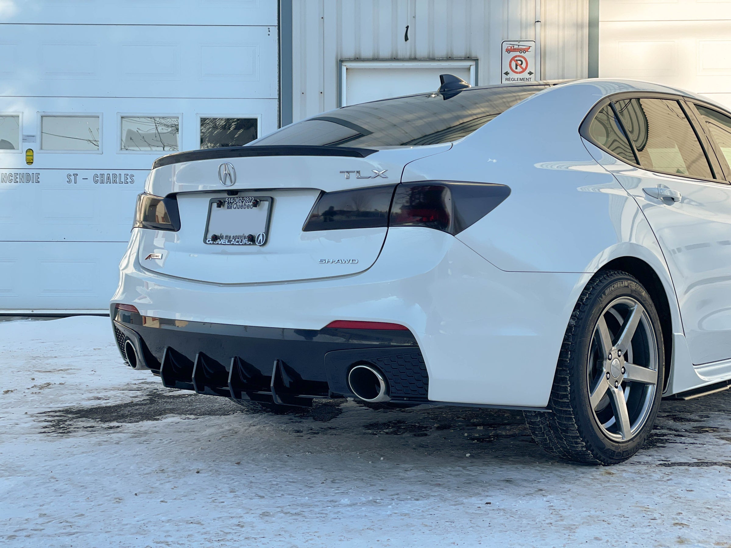 Rear Diffuser - Acura TLX A-SPEC 2018-2020 – Artwork Bodyshop Inc.