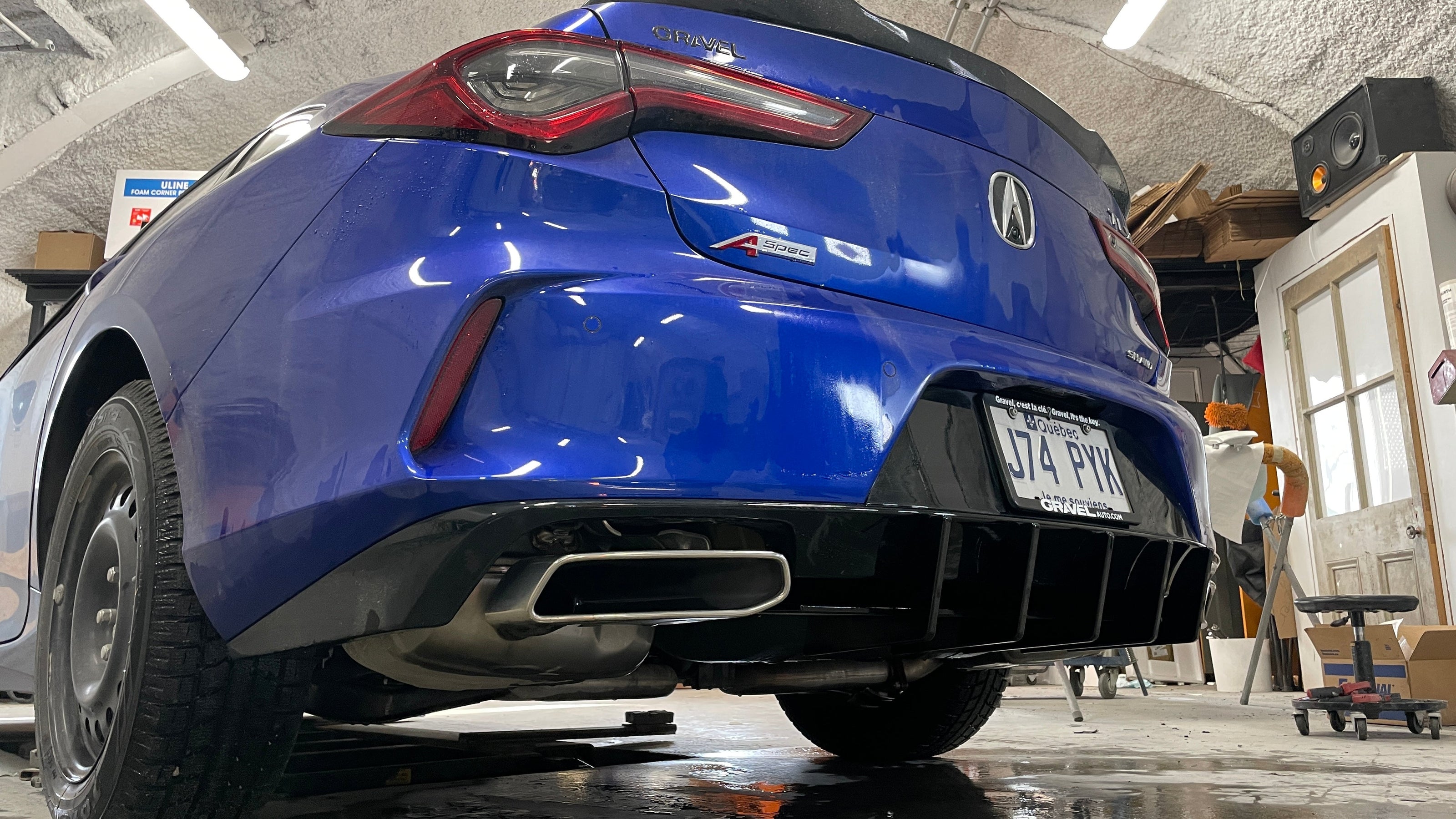 Rear Diffuser - Acura TLX A-SPEC/BASE 2021-2023