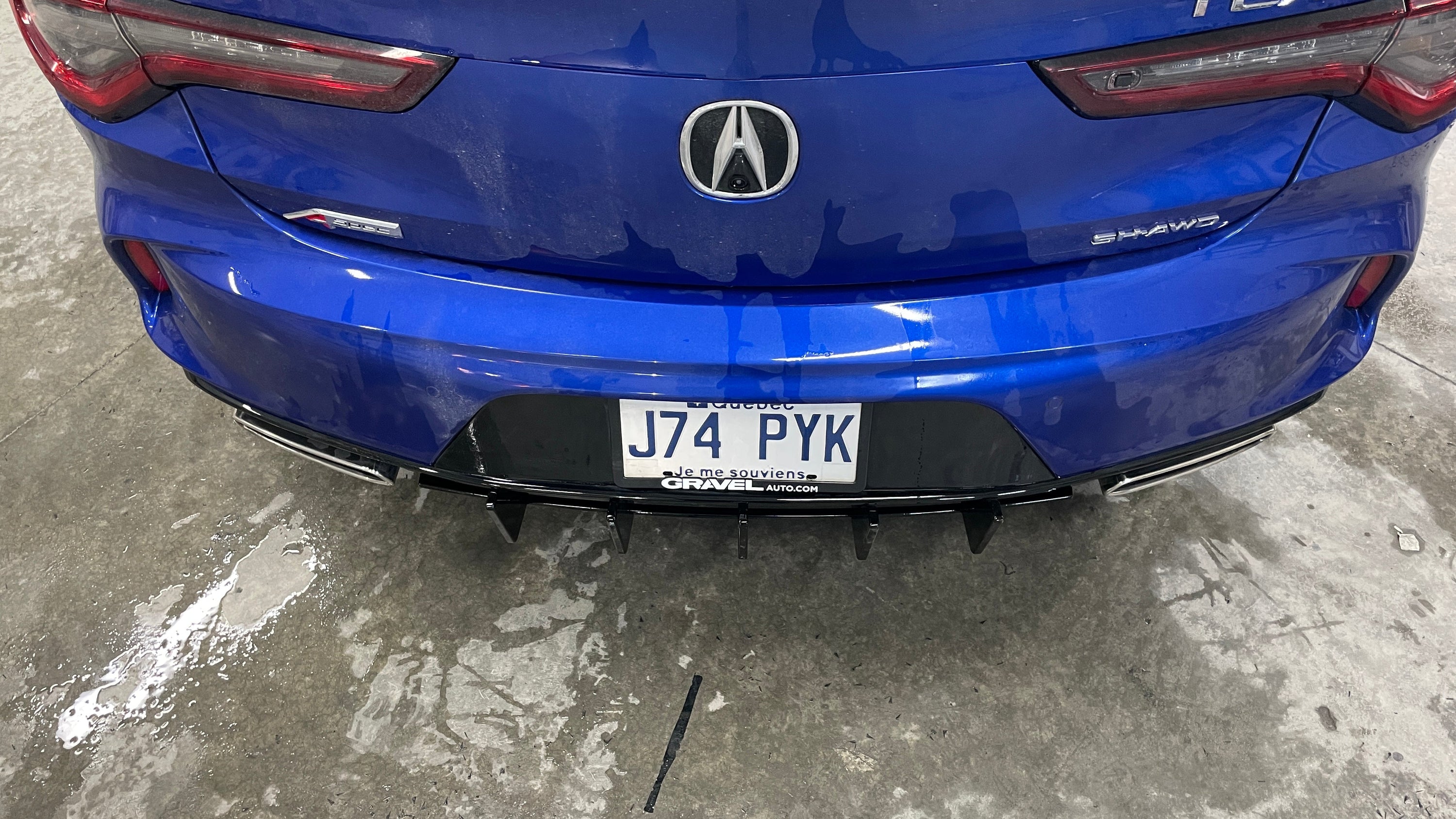 Rear Diffuser - Acura TLX A-SPEC/BASE 2021-2023