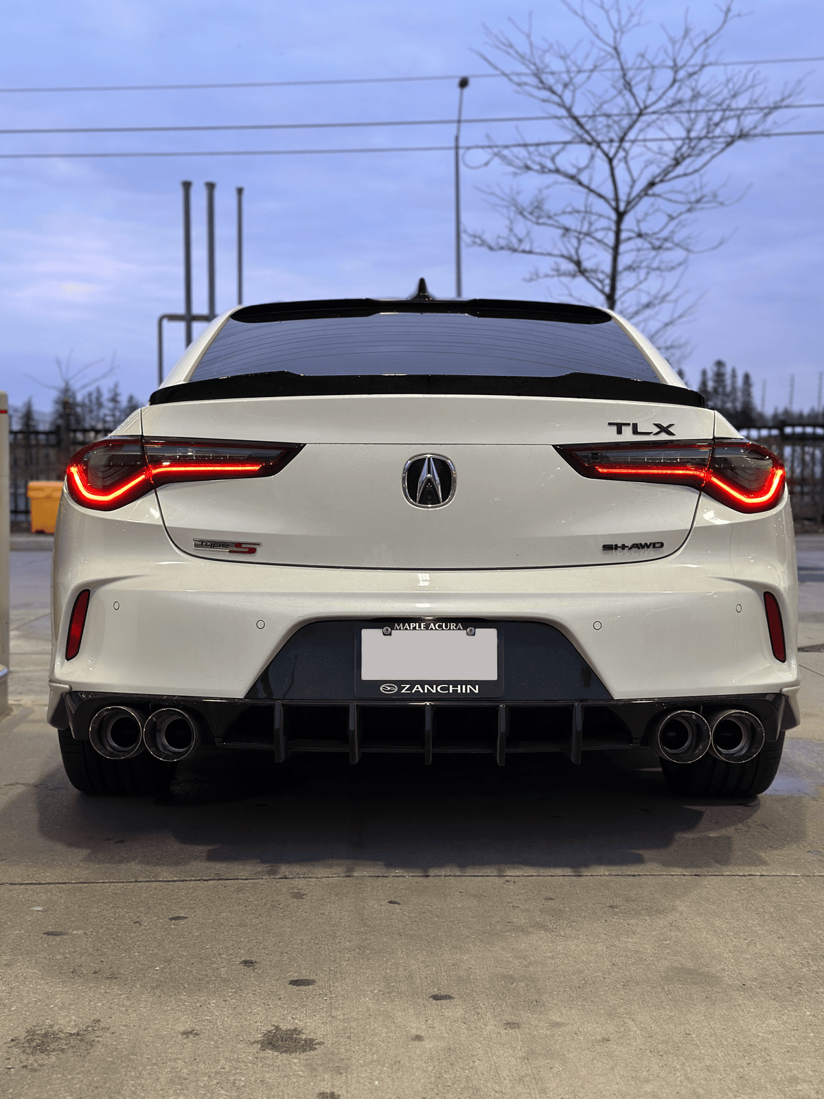 Rear Diffuser - Acura TLX TYPE S 2021-2026