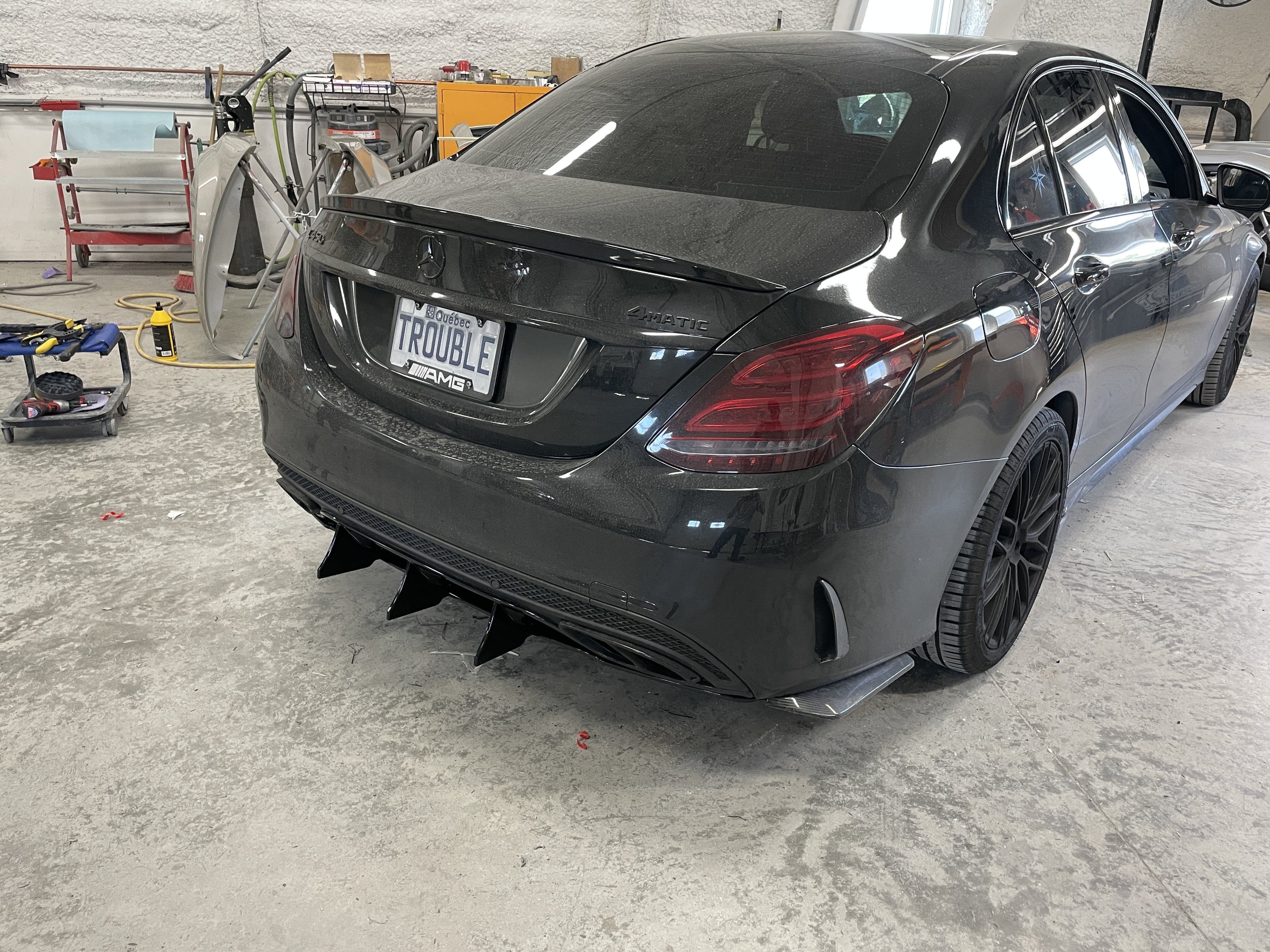 Rear Diffuser - Mercedes C450 15-18