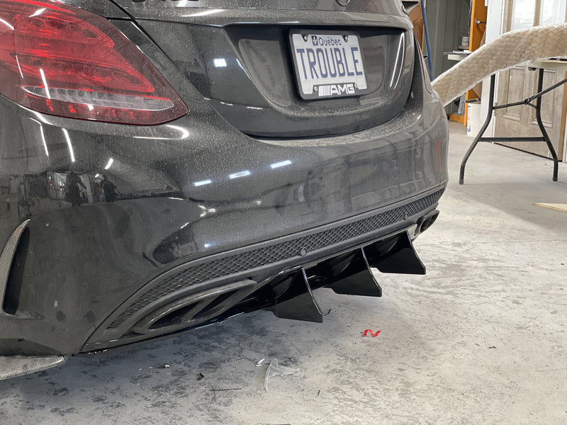 Rear Diffuser - Mercedes C450 15-18 – Artwork Bodyshop Inc.