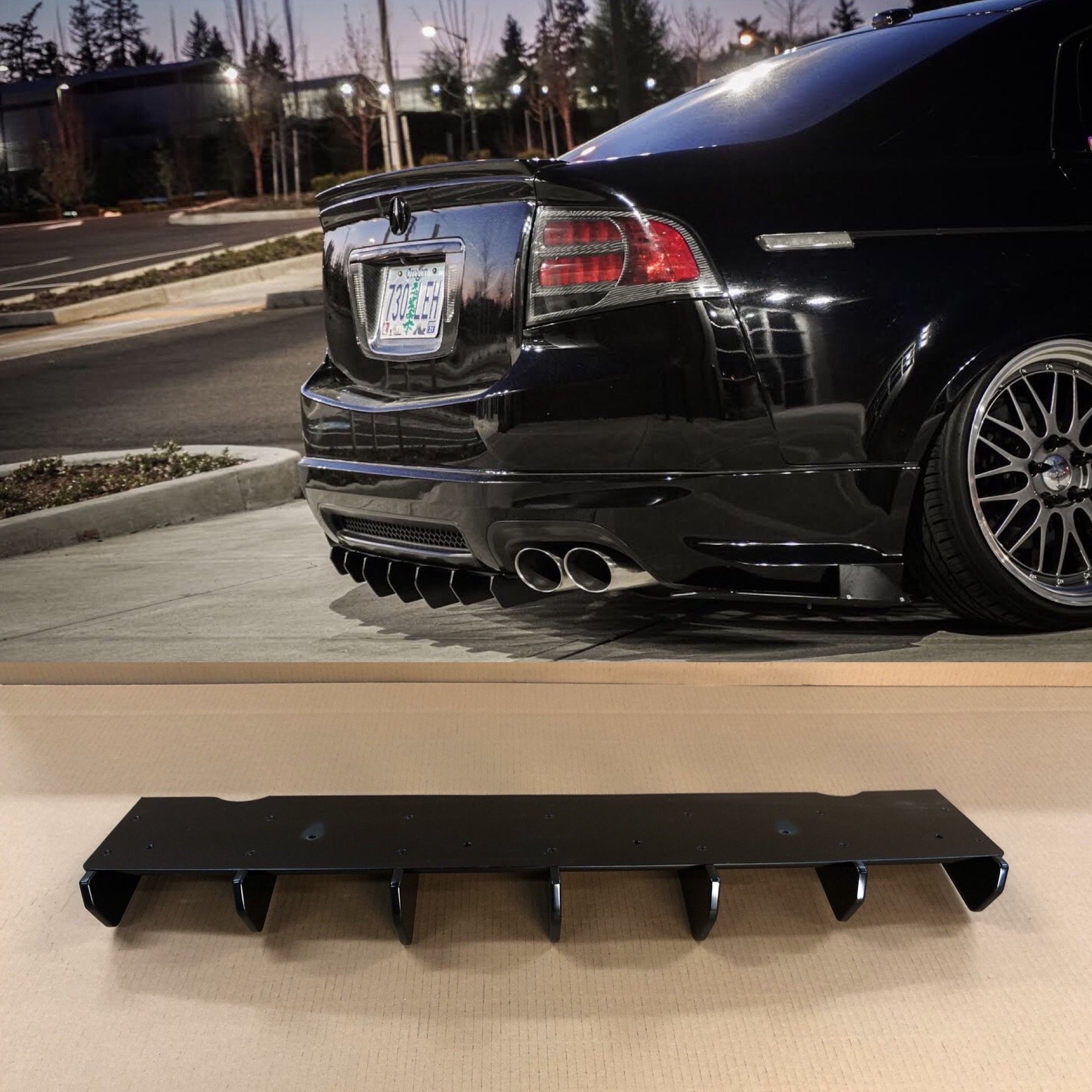 Rear Diffuser OEM style - Acura TL 2004-2008