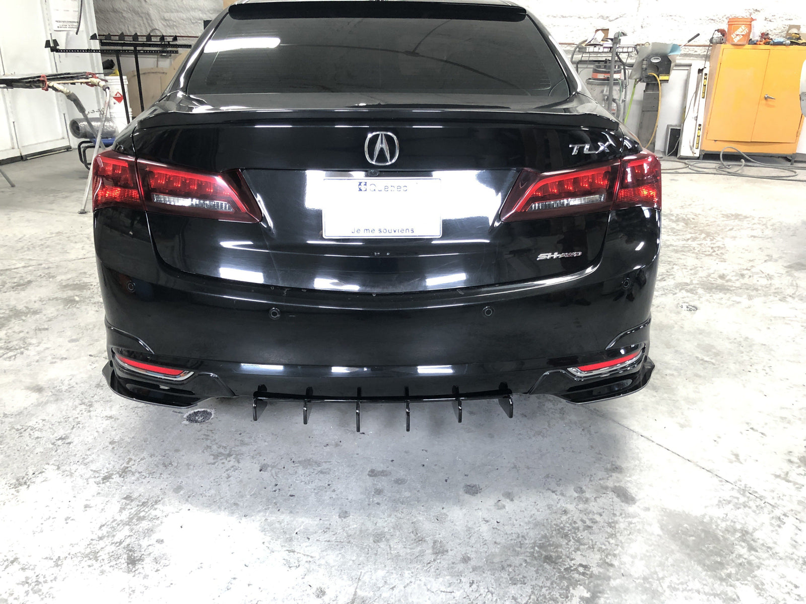 Rear Diffuser OEM style - Acura TLX 2015-2017