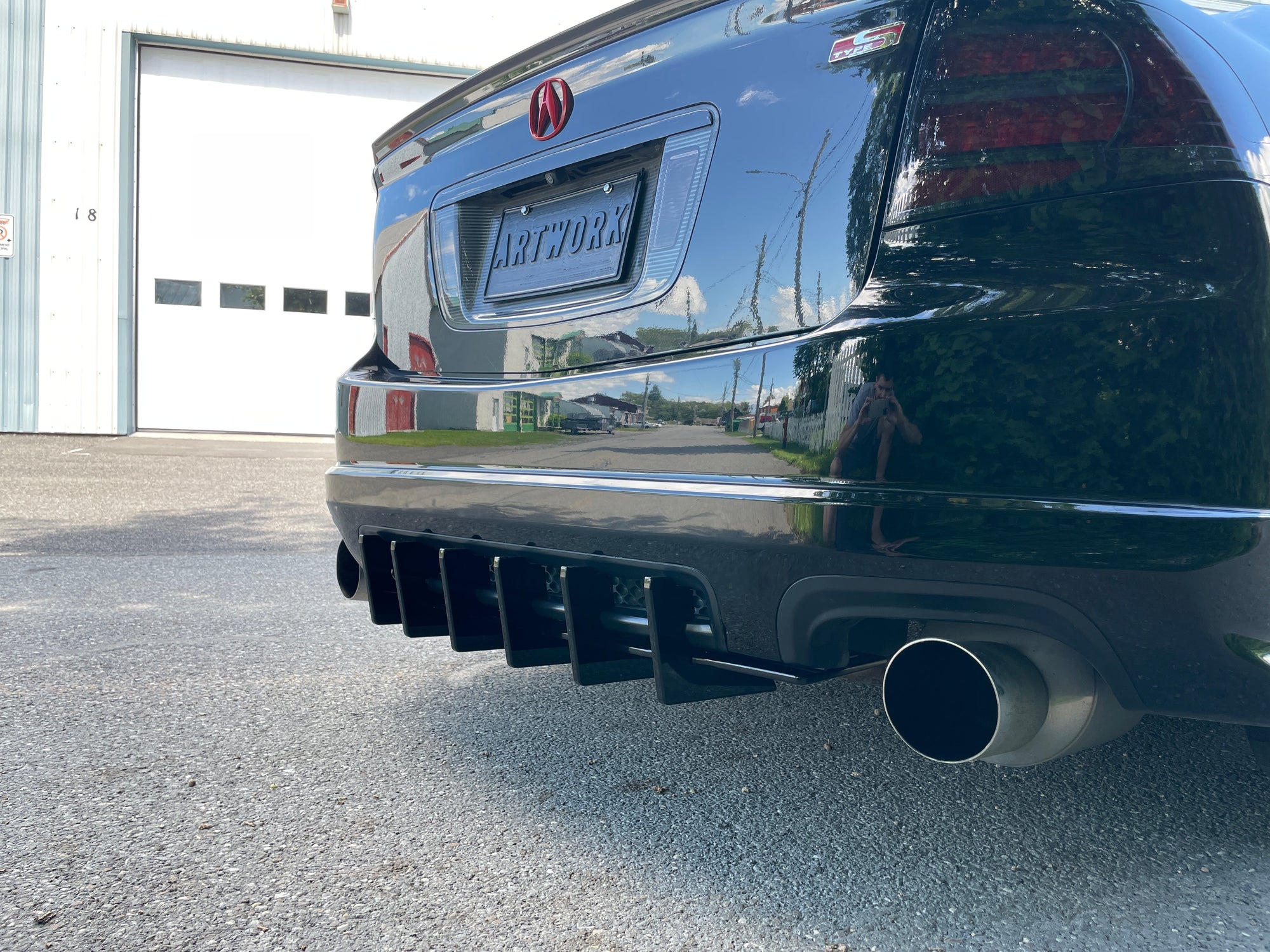 Rear Diffuser V2 (Aggressive) - Acura TL 2004-2008