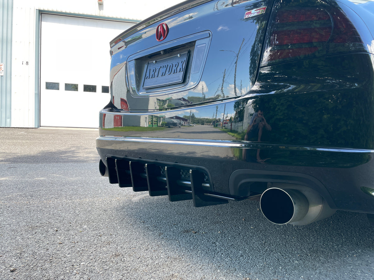 Rear Diffuser V2 (Aggressive) - Acura TL 2004-2008