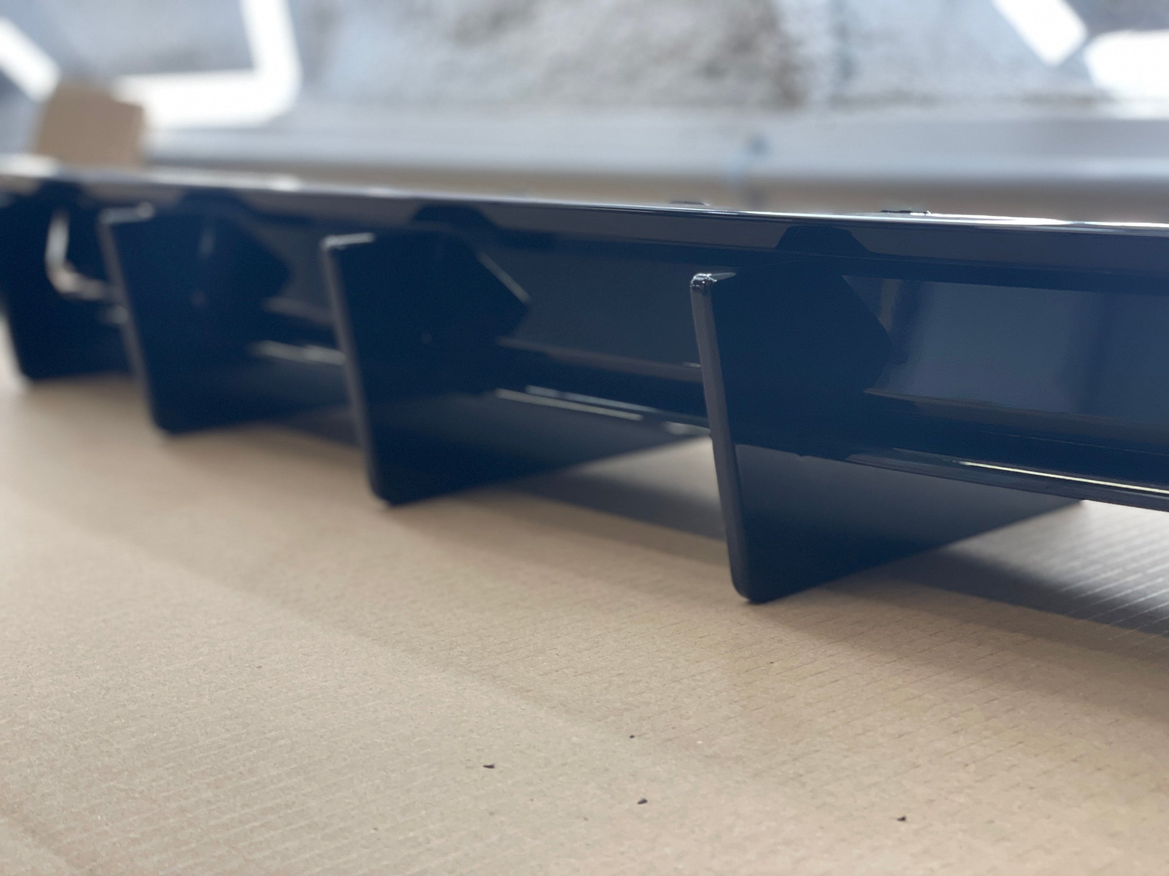 Rear Diffuser V2 (Aggressive) - Volkswagen Passat R-Line 2016-2019 ...