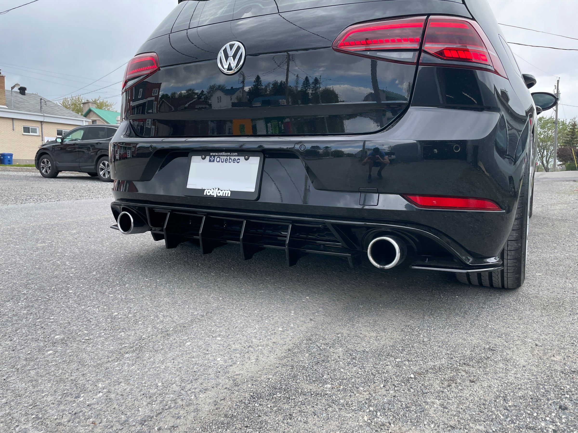 Rear Diffuser - Volkswagen Golf GTI MK7.5 – Artwork Bodyshop Inc.