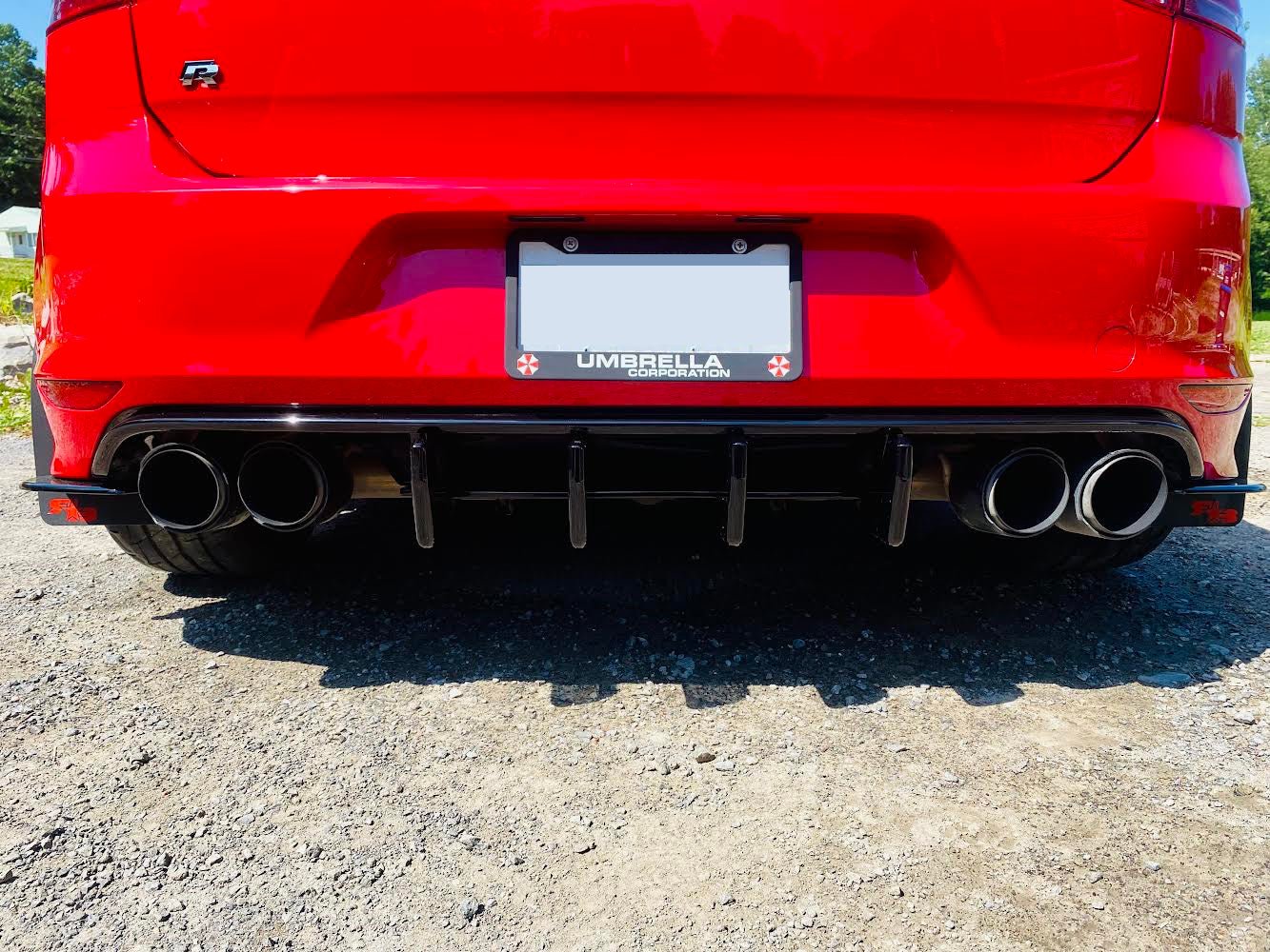 Rear Diffuser - Volkswagen Golf R MK7 – Artwork Bodyshop Inc.