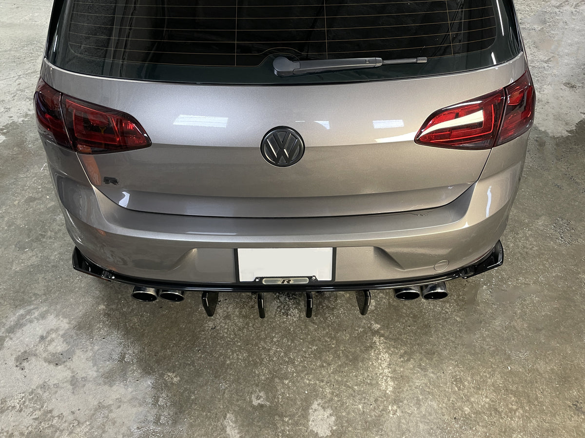 Golf R Rear Diffuseer Rear Diffuser - Volkswagen Golf R MK7