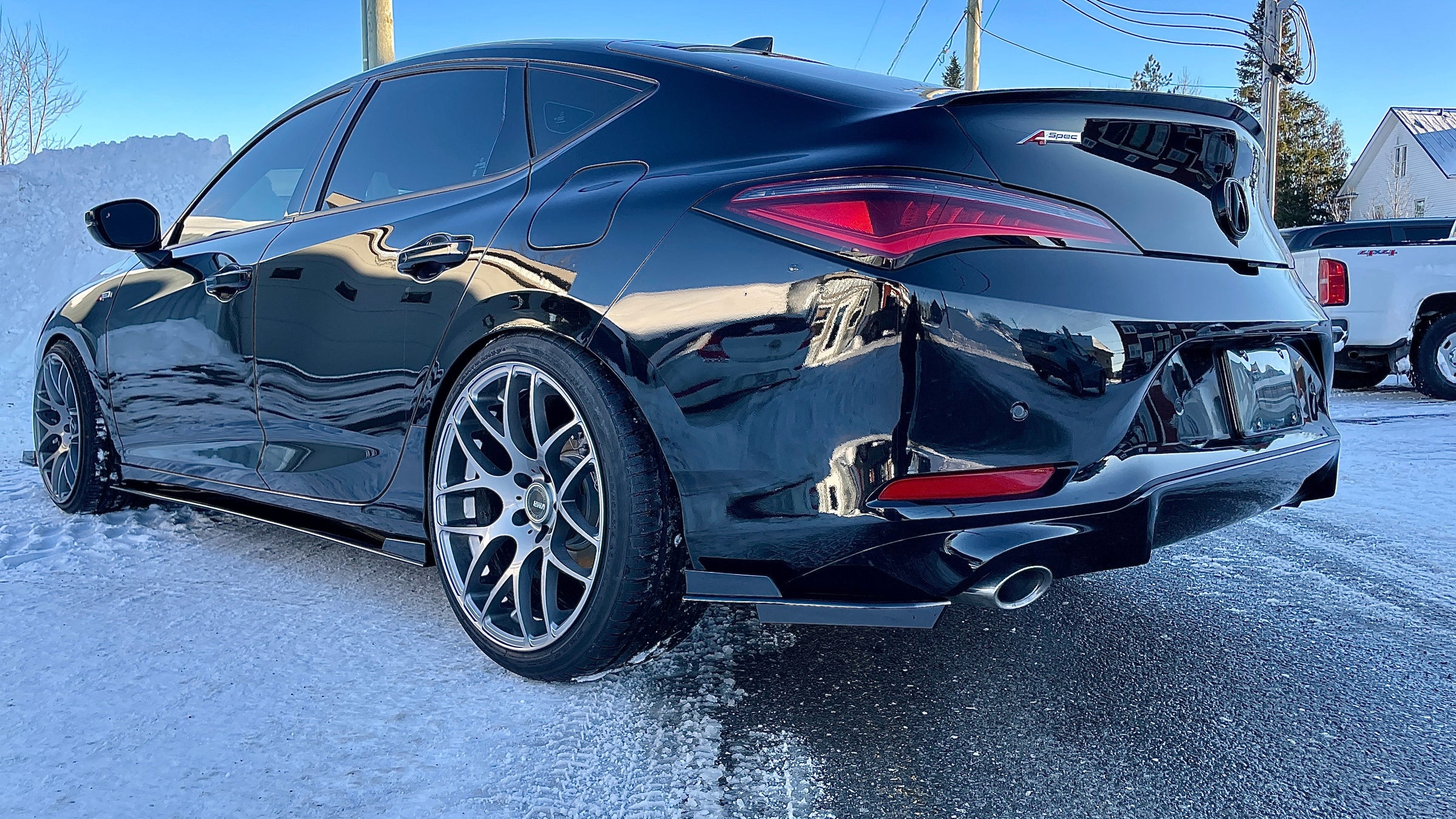 Integra Splitter Side Splitters - Acura Integra 2023 + – Artwork Bodyshop Inc.
