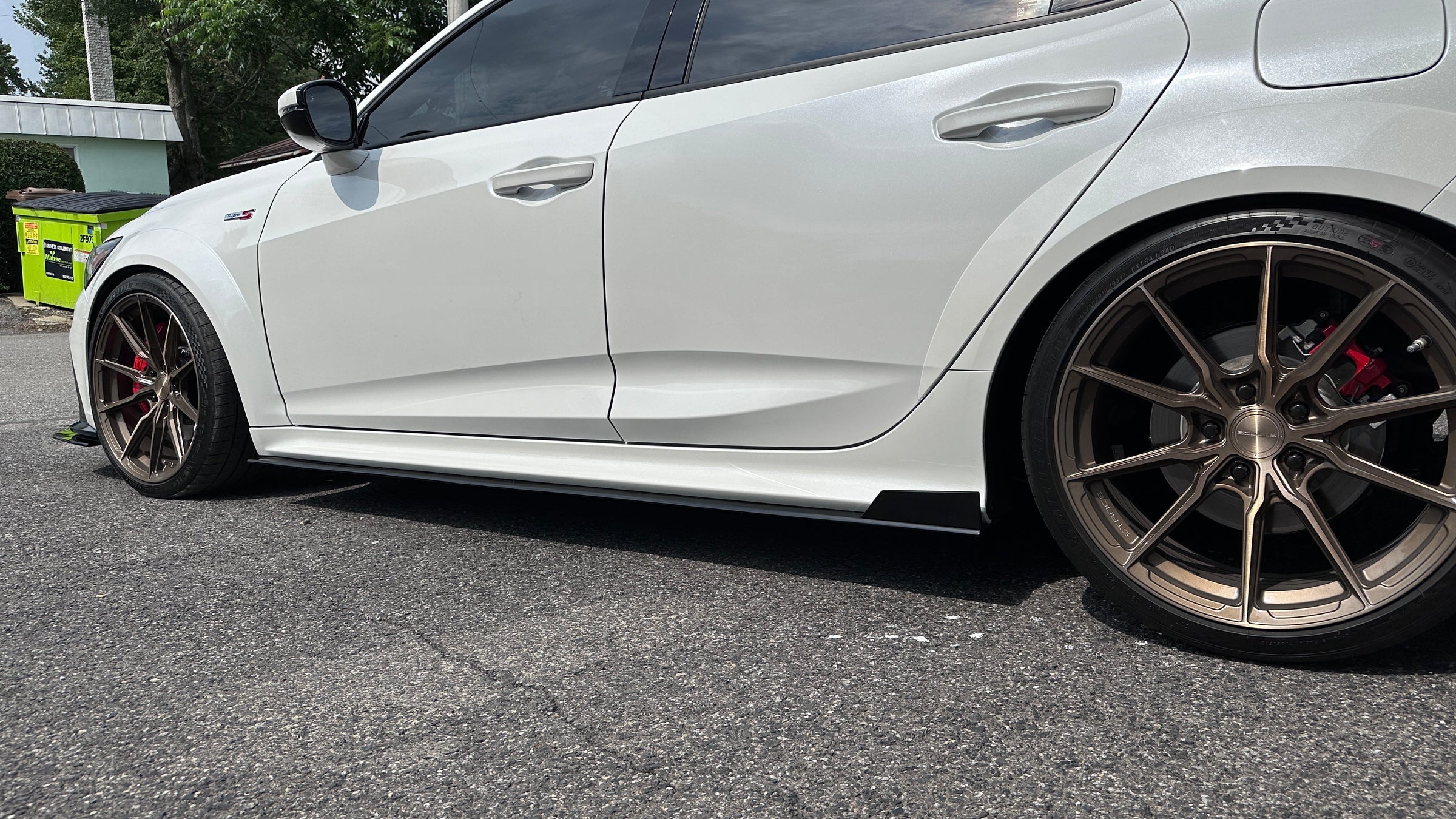 Integra Splitter Side Splitters - Acura Integra Type S 2024 – Artwork Bodyshop Inc.